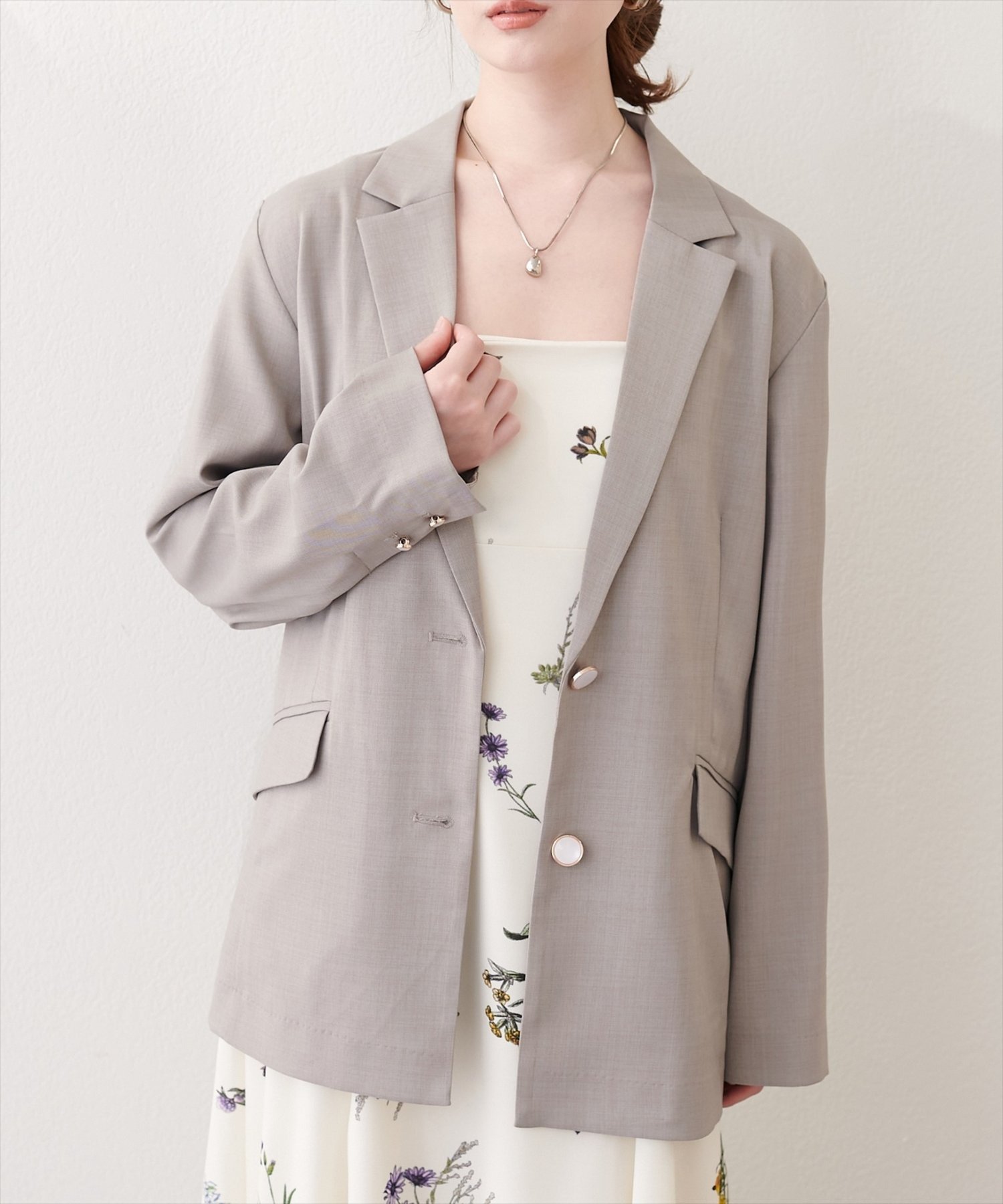 NICE CLAUP / OLIVE des OLIVE OUTLET(ナイスクラップ  / オリーブ デ オリーブ アウトレット) 【natural couture】接触冷感マシンウォッシャブル防シワシングルテー