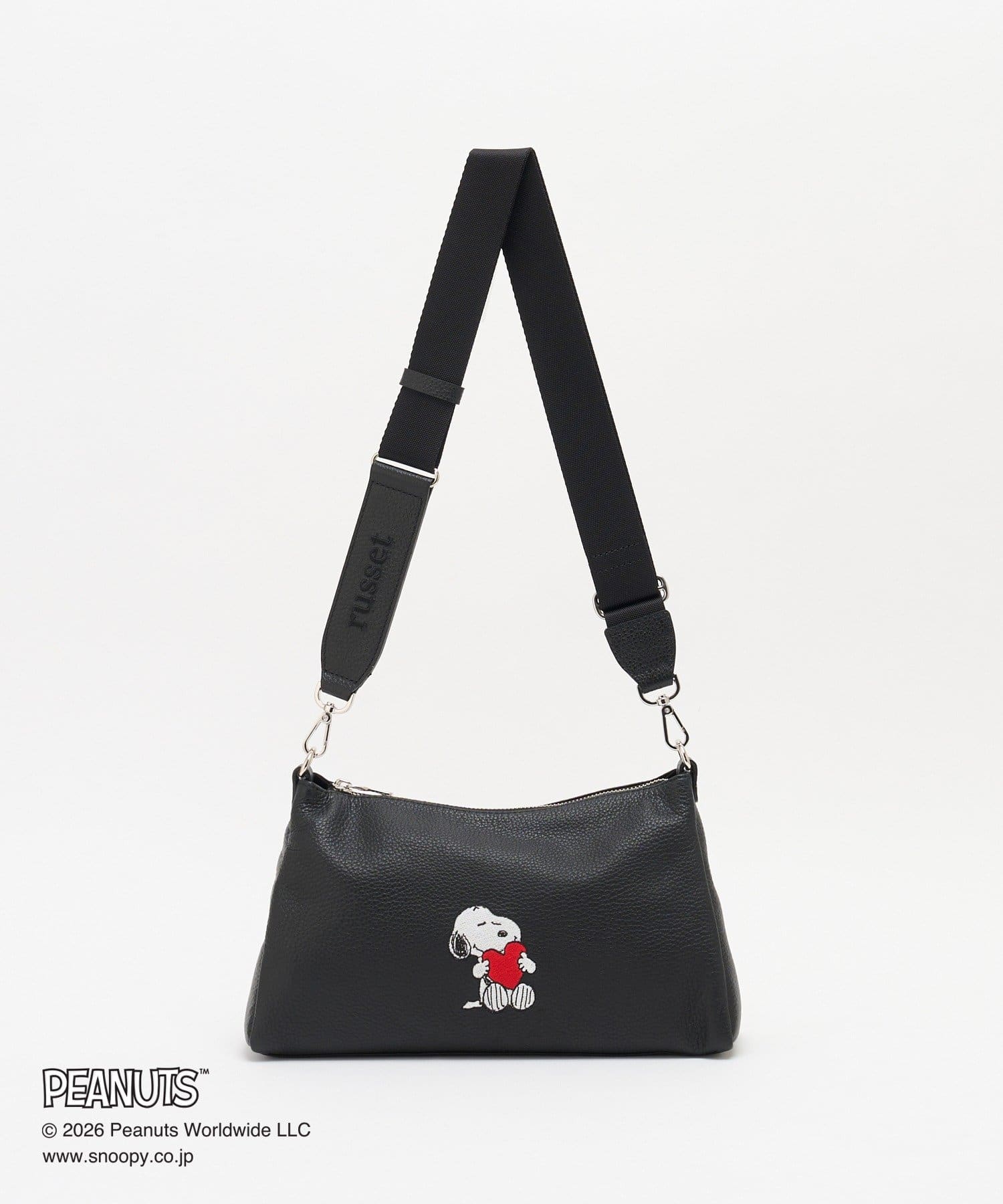 russet(ラシット) 《PEANUTS×russet》レザーショルダーバッグ
