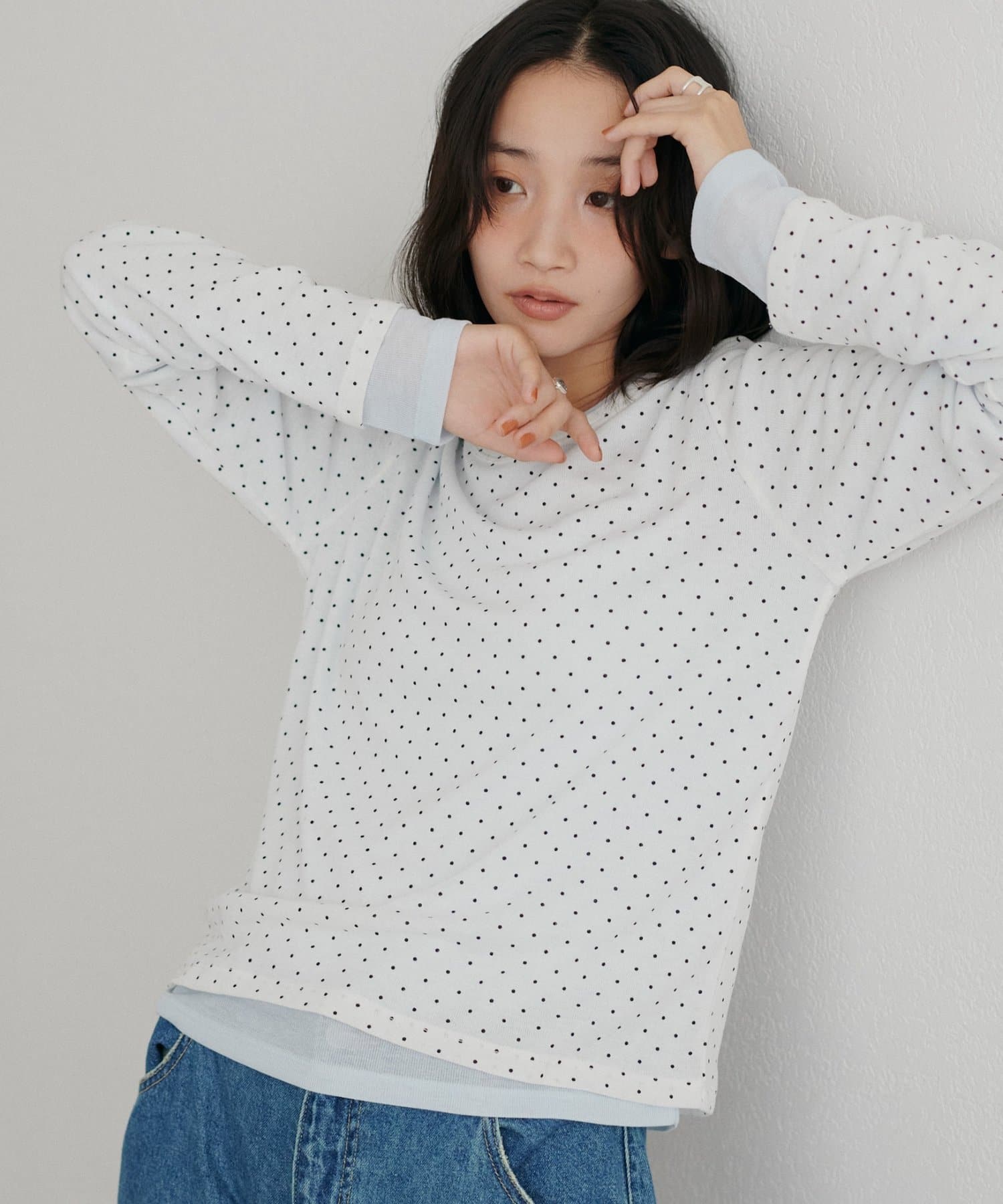 DISCOAT(ディスコート) レイヤードシアーパックTシャツ《WEB限定カラーあり》