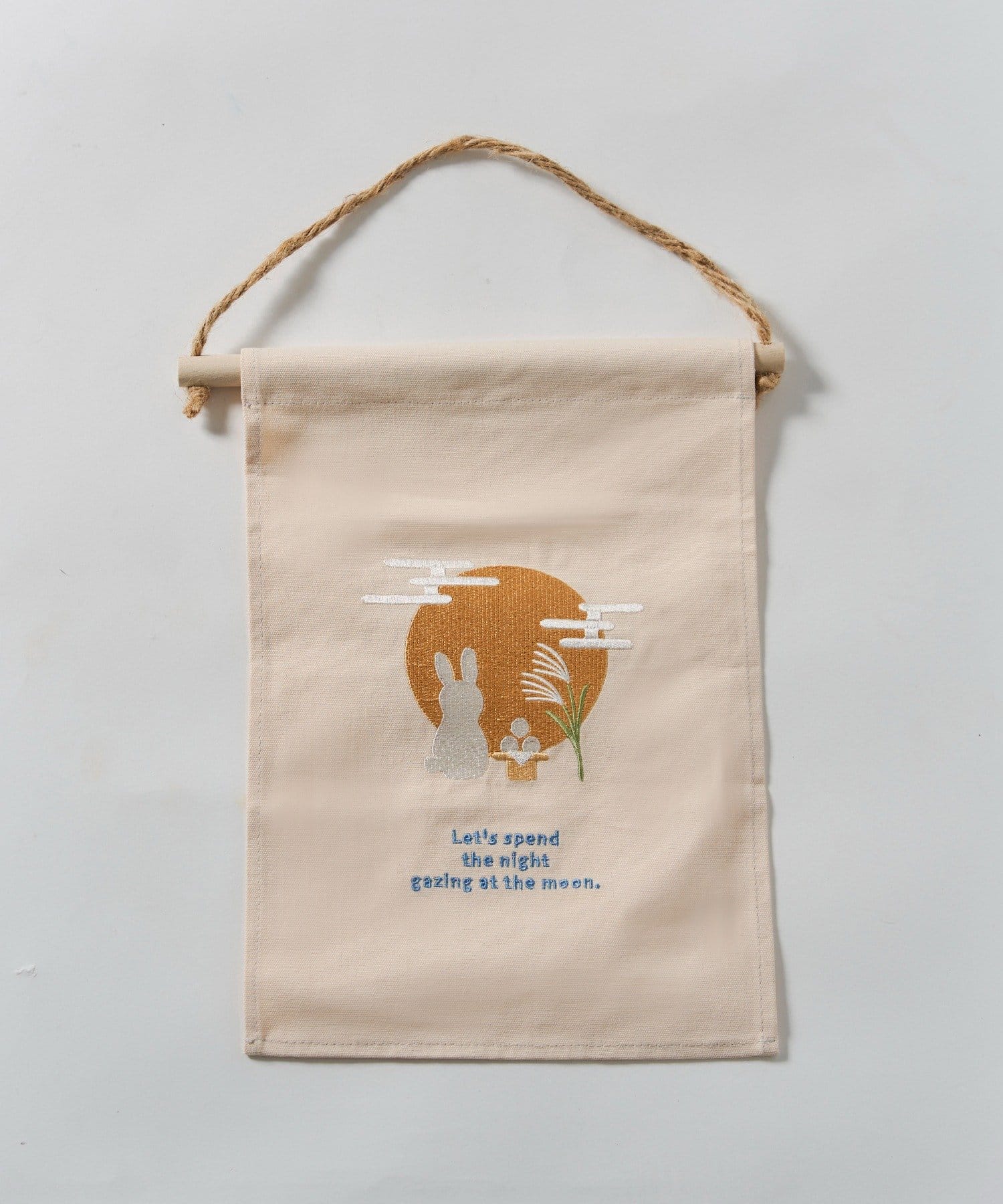 salut!(サリュ) お月見刺繍タペストリー／お月見