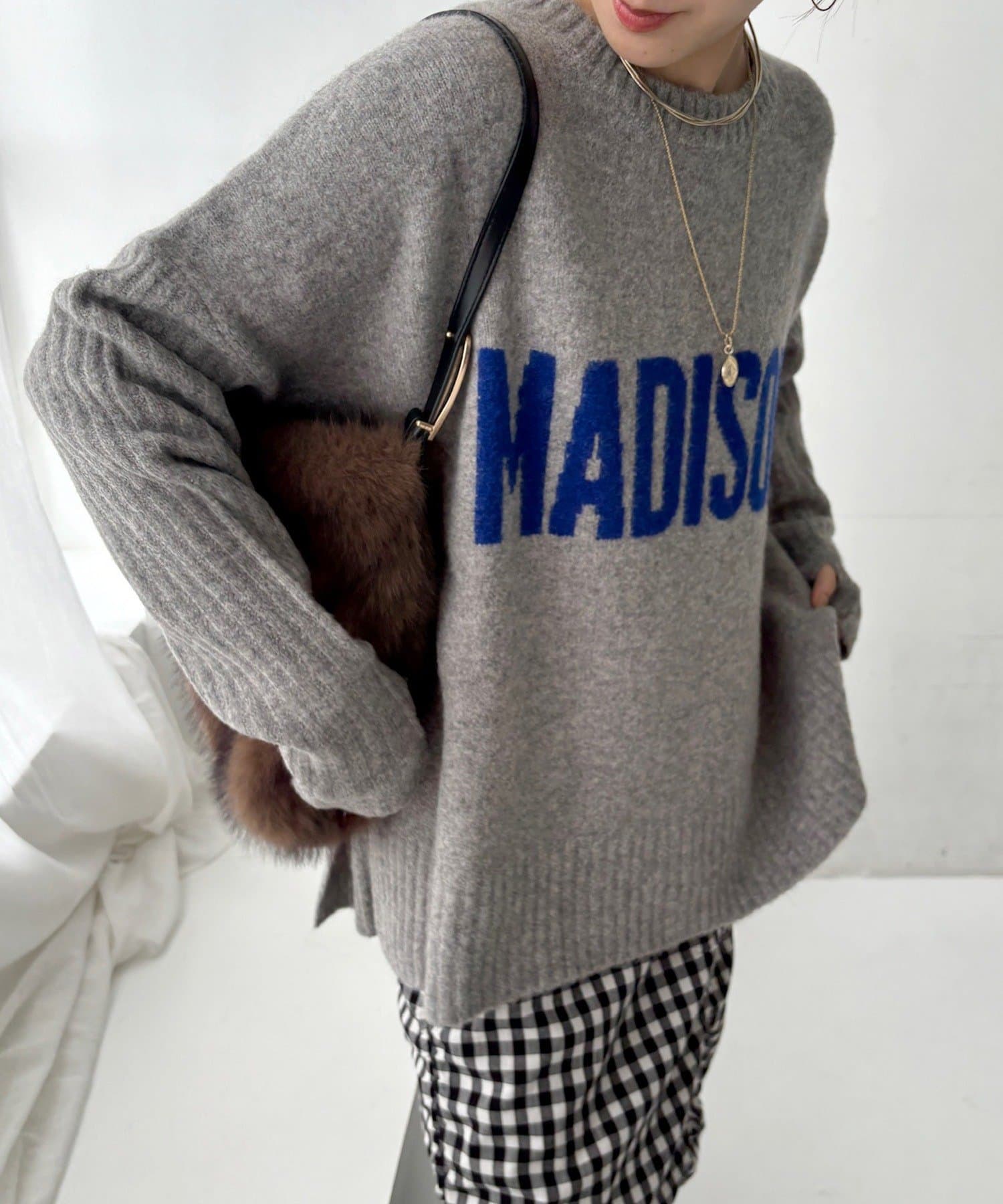 DOUDOU(ドゥドゥ) MADISONロゴプルオーバー