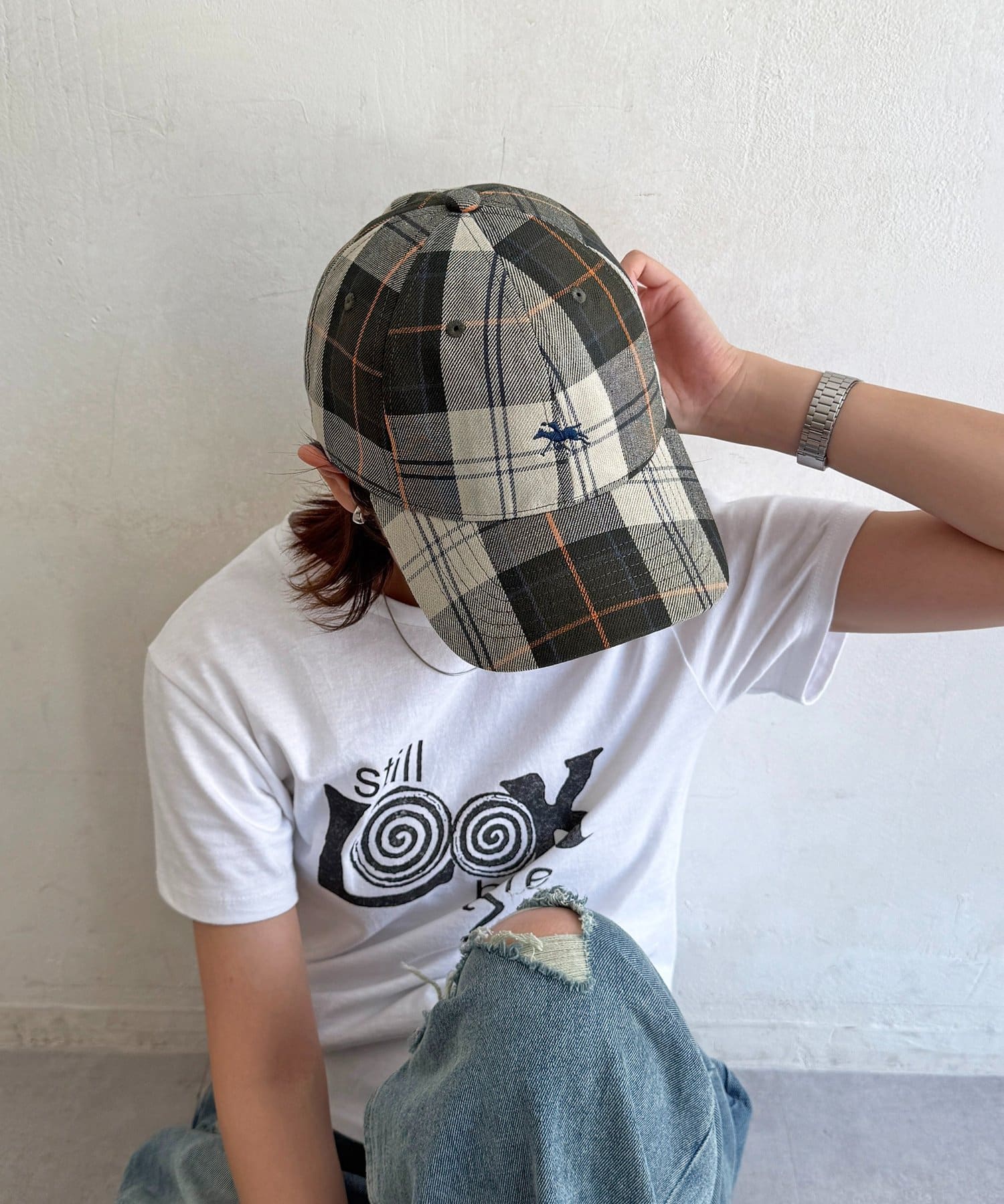 CPCM(シーピーシーエム) 【POLOCHAMPS】チェックキャップ