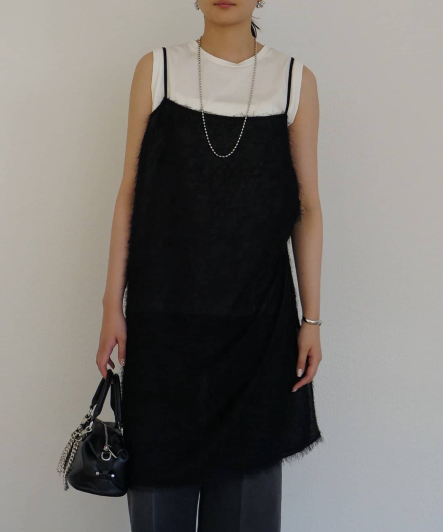 LOUNGEDRESS(ラウンジドレス) 【earthy_/アーシー】シアーキャミワンピース