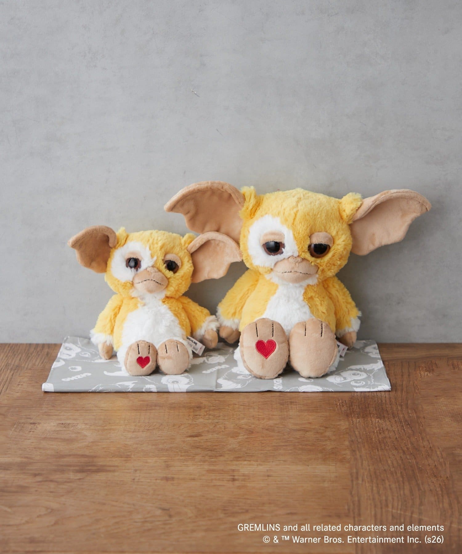 BIRTHDAY BAR(バースデイバー) 【GREMLINS グレムリン】ギズモ バターイエロー ぬいぐるみ 25cm