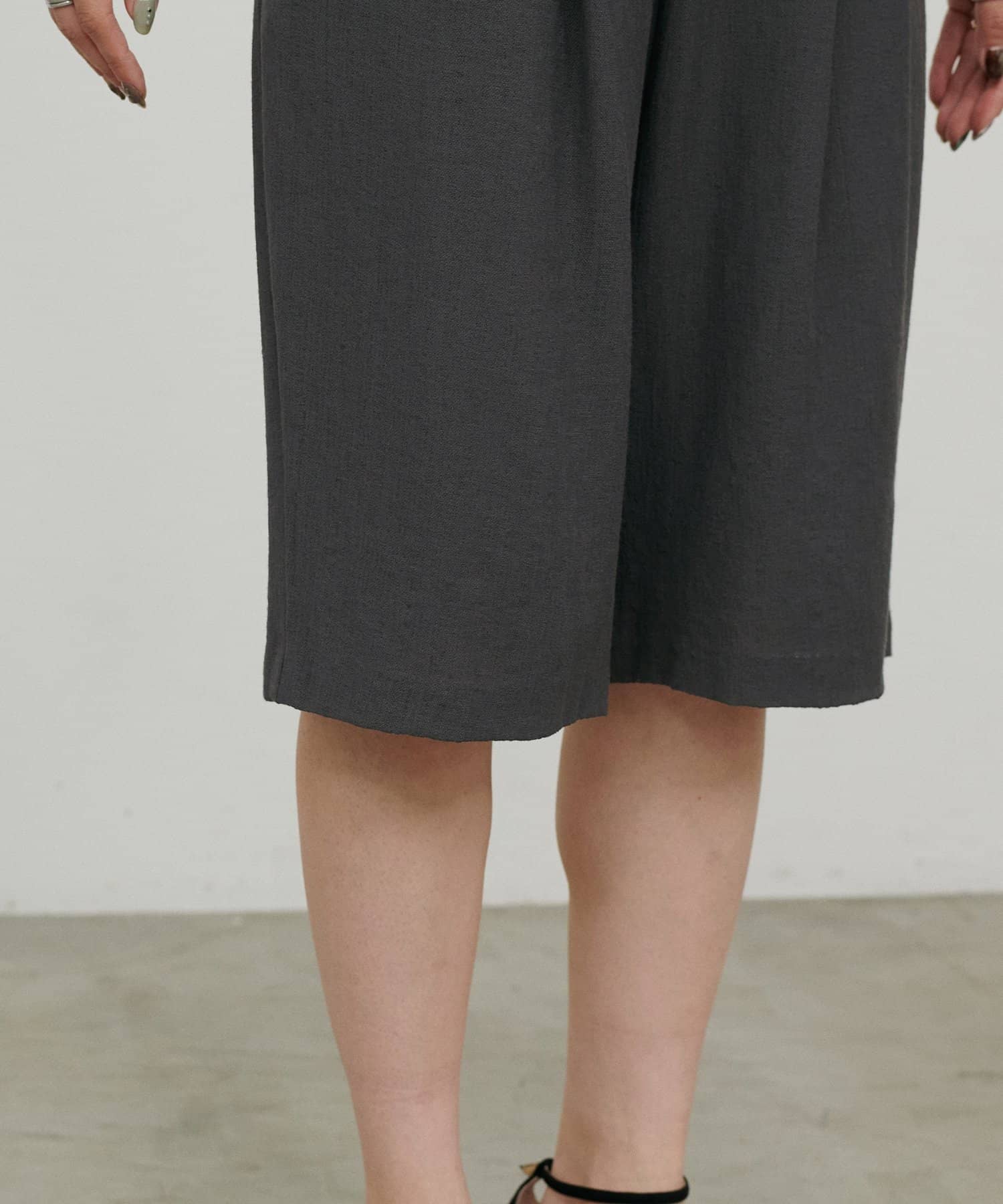 LARUTA(ラルータ) シャンブレーショートパンツ