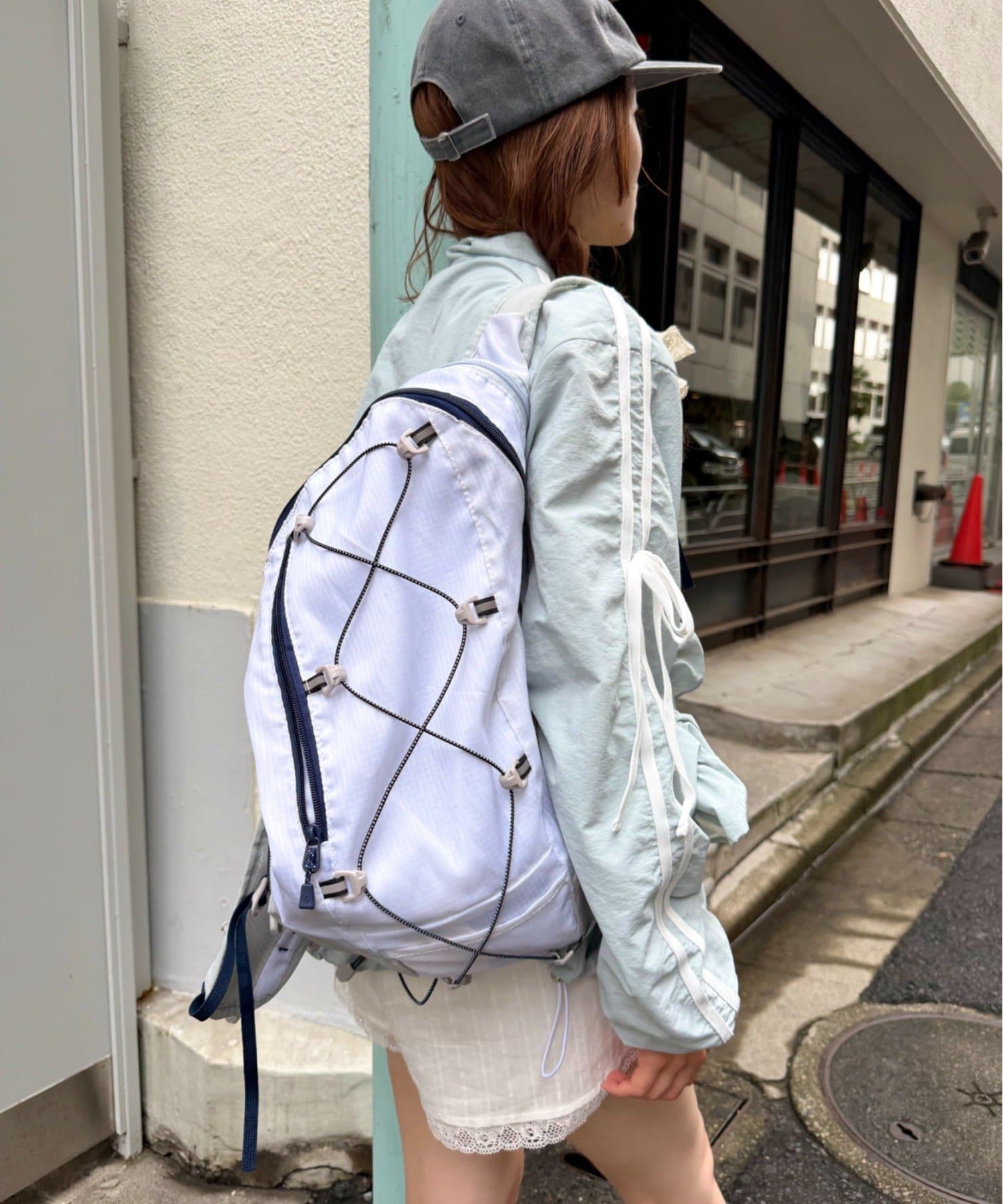 w closet(ダブルクローゼット) レースアップリュック