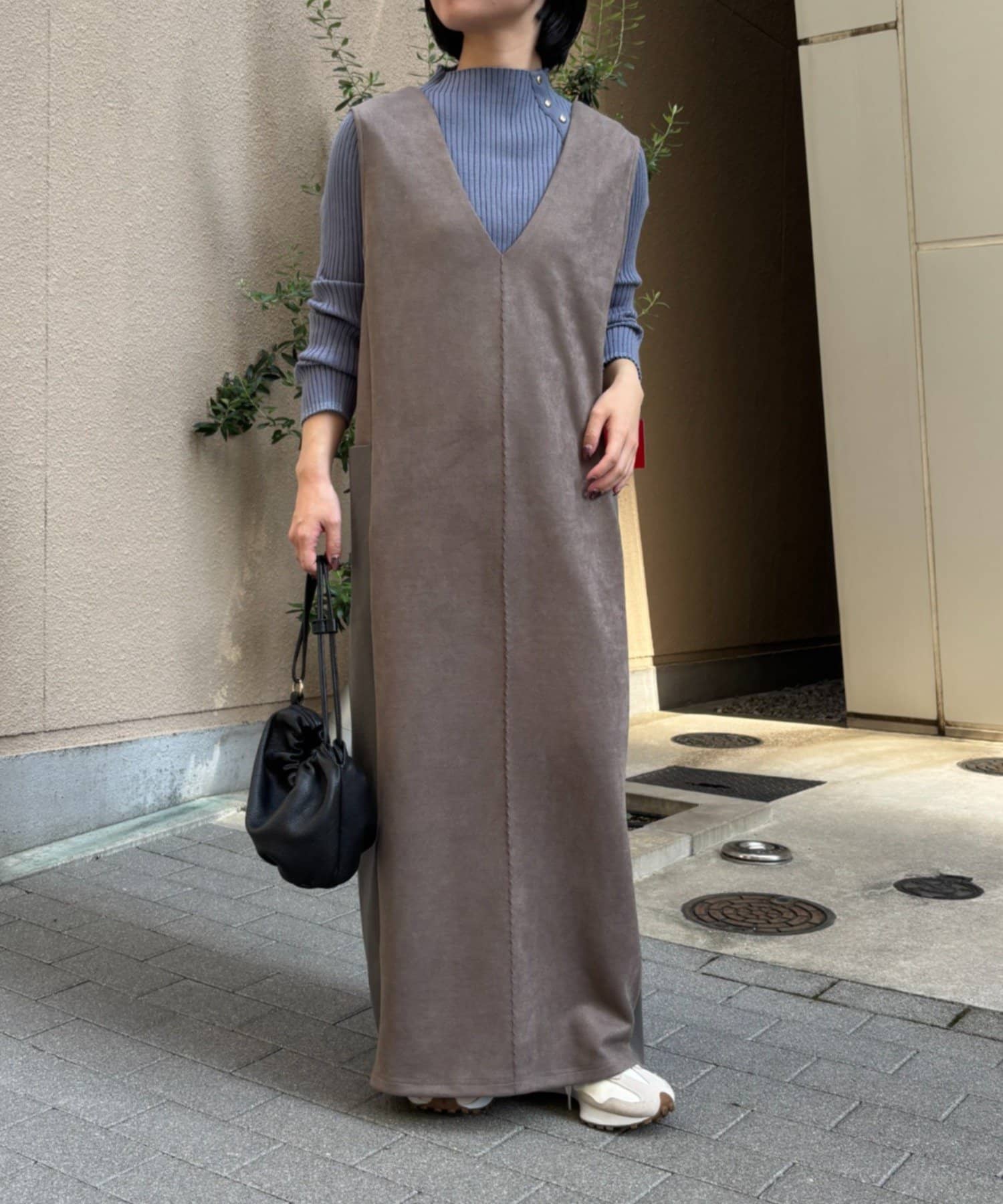 Jena　espace merveilleux(ジェナ　エスパスメルヴェイユ) スエードファスナージャンスカ