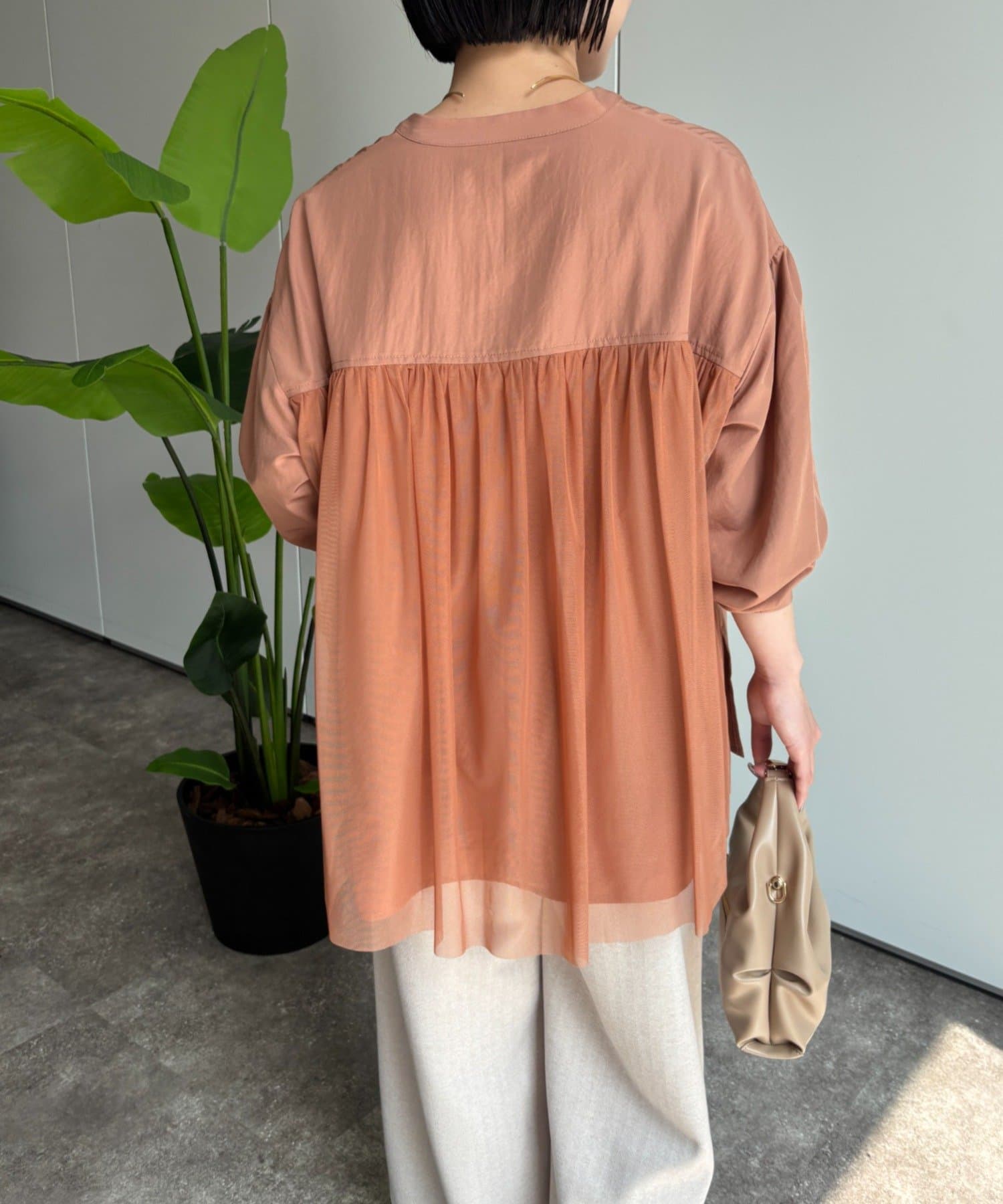 Jena　espace merveilleux(ジェナ　エスパスメルヴェイユ) バックチュールシャツ