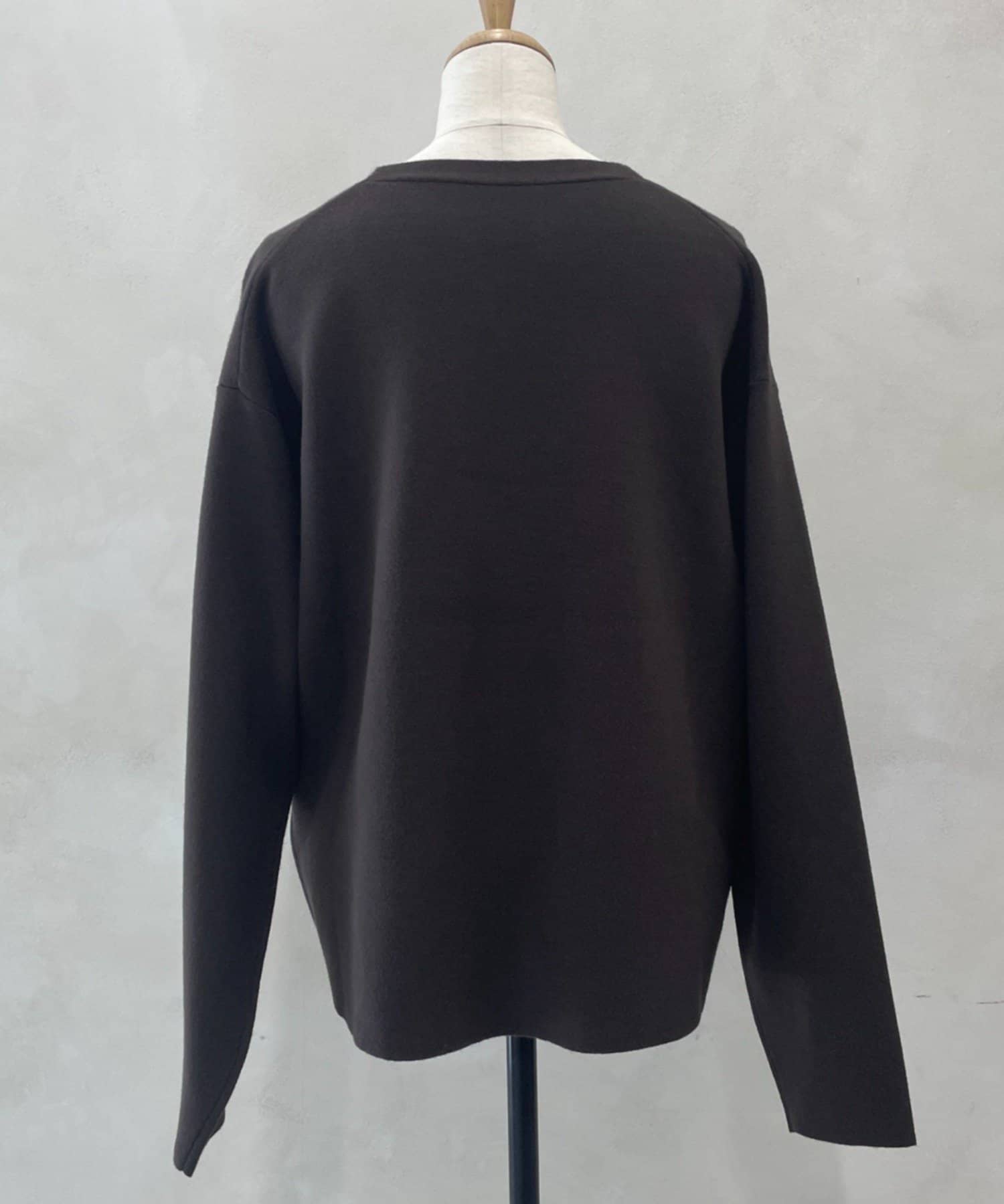 Jena　espace merveilleux(ジェナ　エスパスメルヴェイユ) ジャガードVネックニット