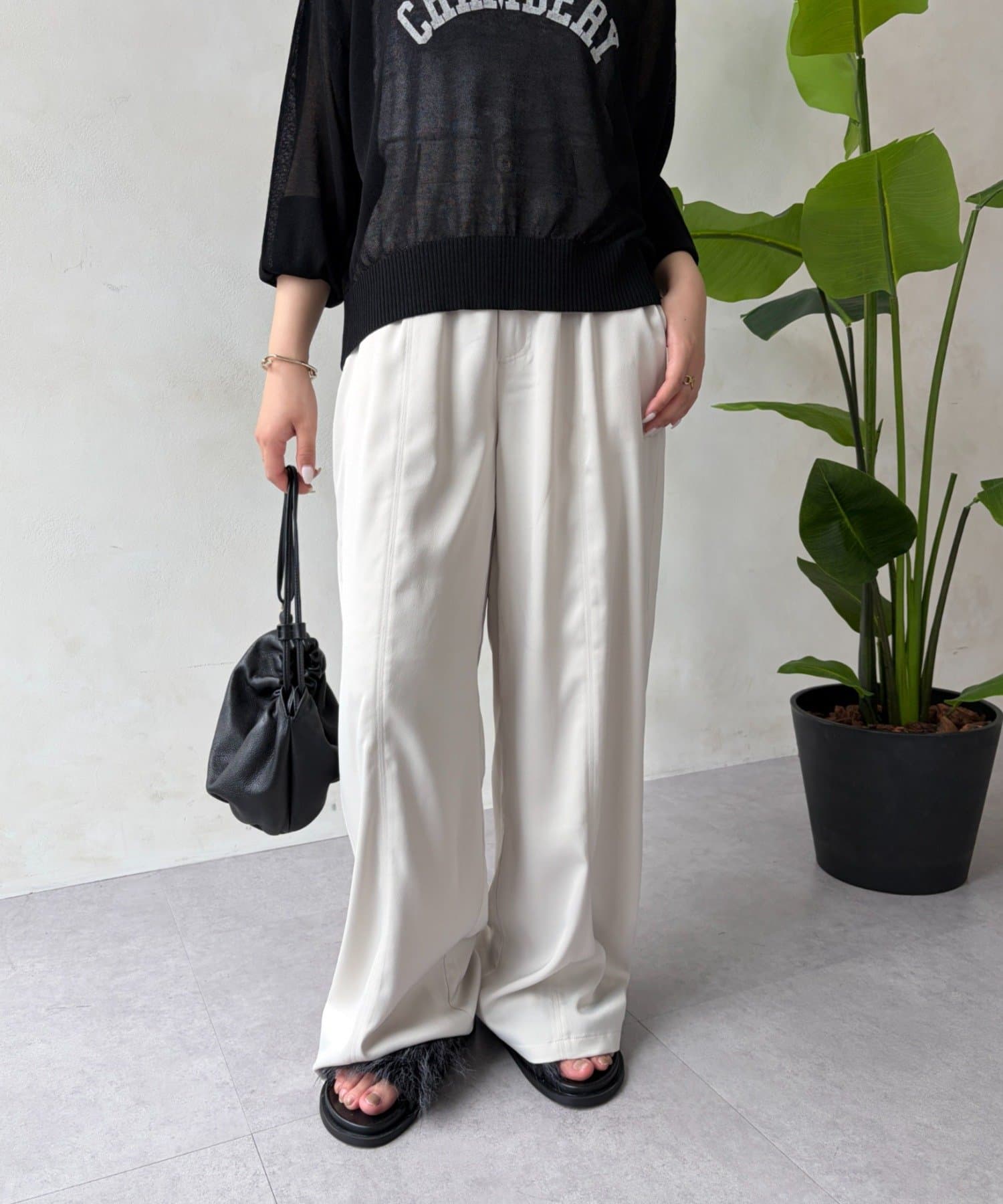 Jena　espace merveilleux(ジェナ　エスパスメルヴェイユ) センターラインパンツ