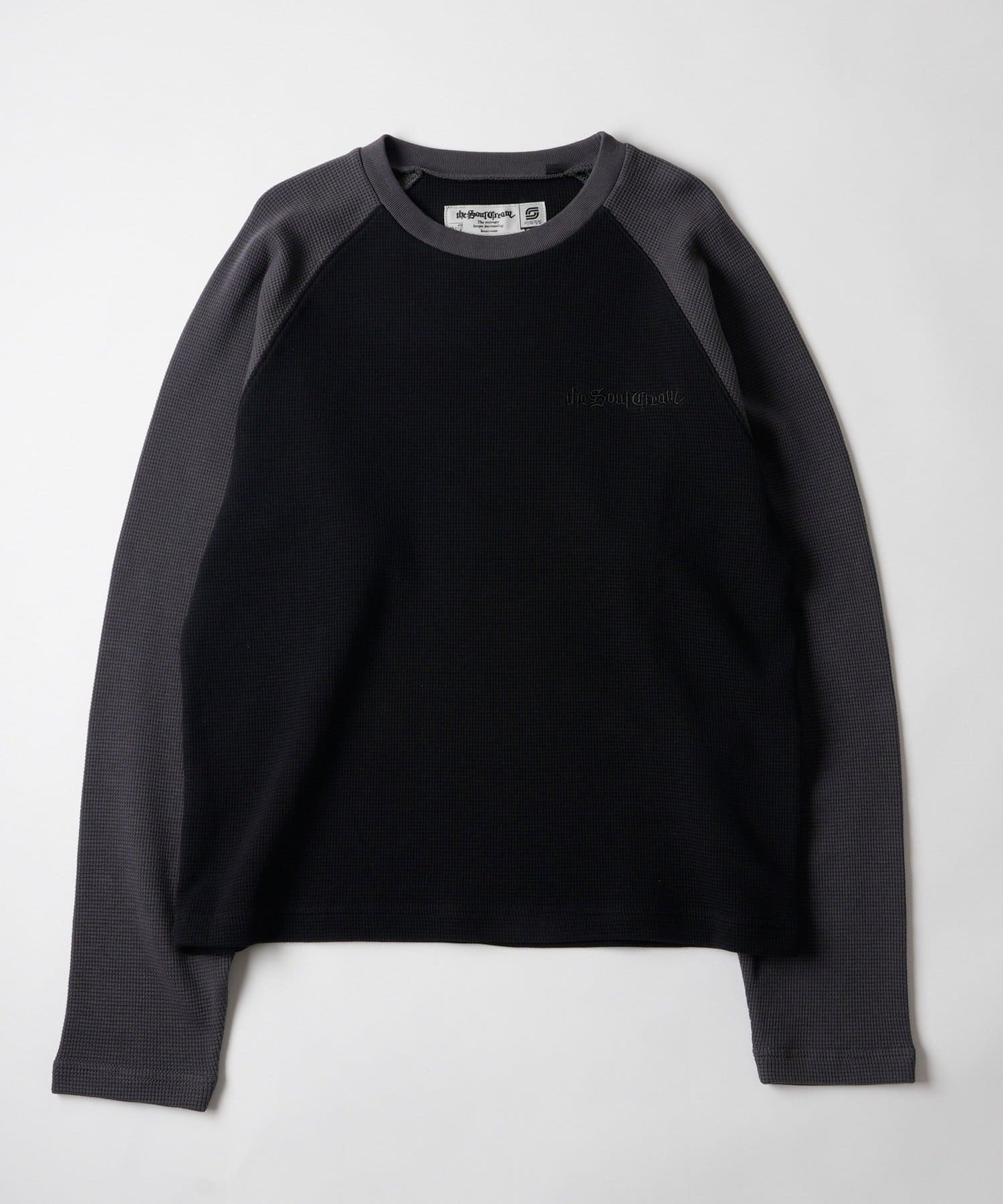 WHO’S WHO gallery(フーズフーギャラリー) 【Sourcream】ワッフルラグランL/STEE