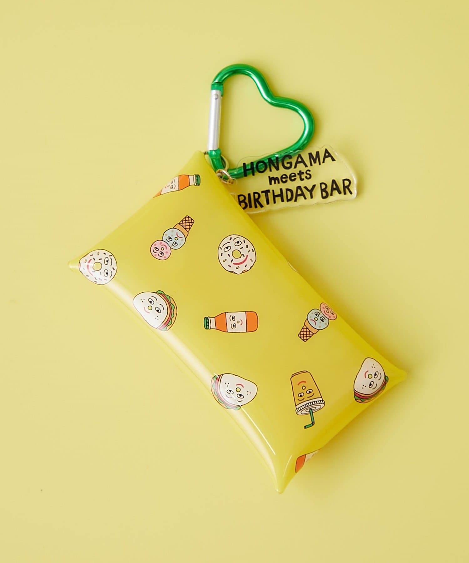 BIRTHDAY BAR(バースデイバー) 【HONGAMA meets BIRTHDAY BAR】PVCポーチ