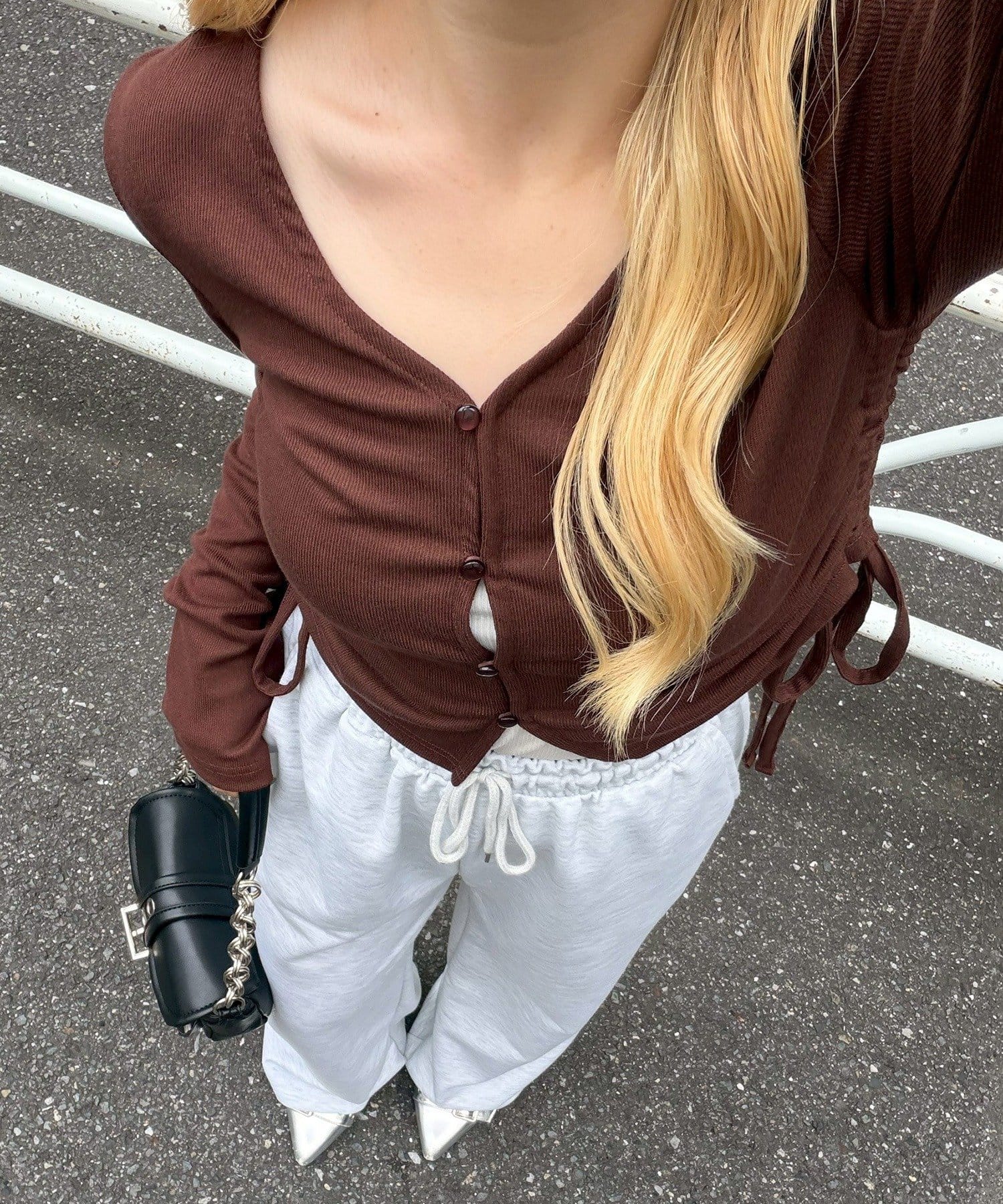 NICE CLAUP / OLIVE des OLIVE OUTLET(ナイスクラップ  / オリーブ デ オリーブ アウトレット) 【continuer】UVカット率90％サイドドロストUVカットカーディガン