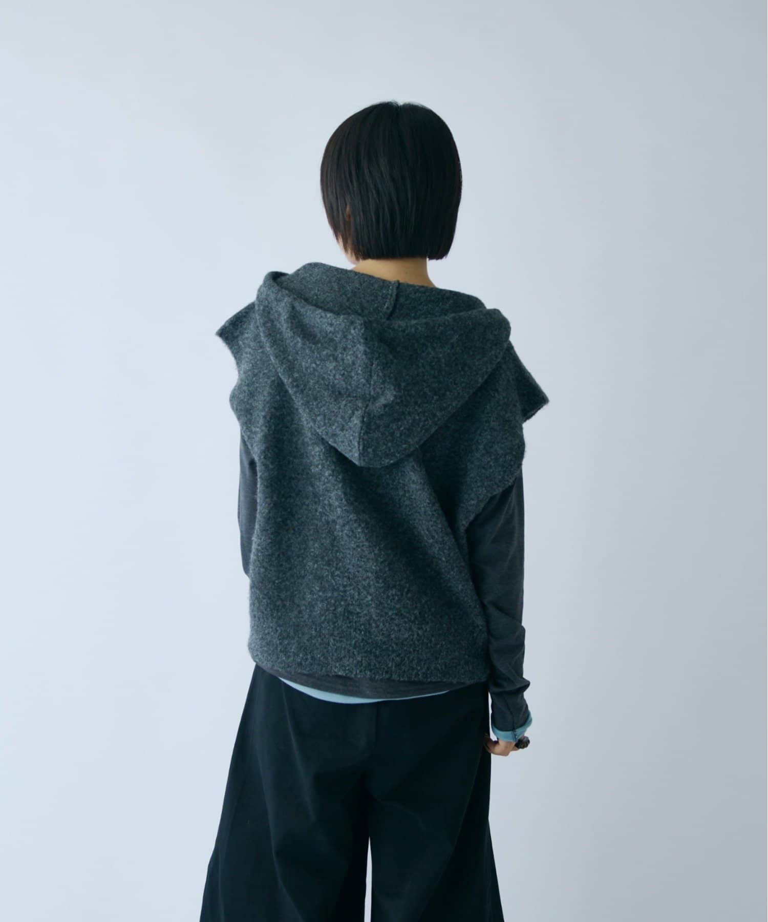 -goocy-(グーシー) フーディーニットベスト
