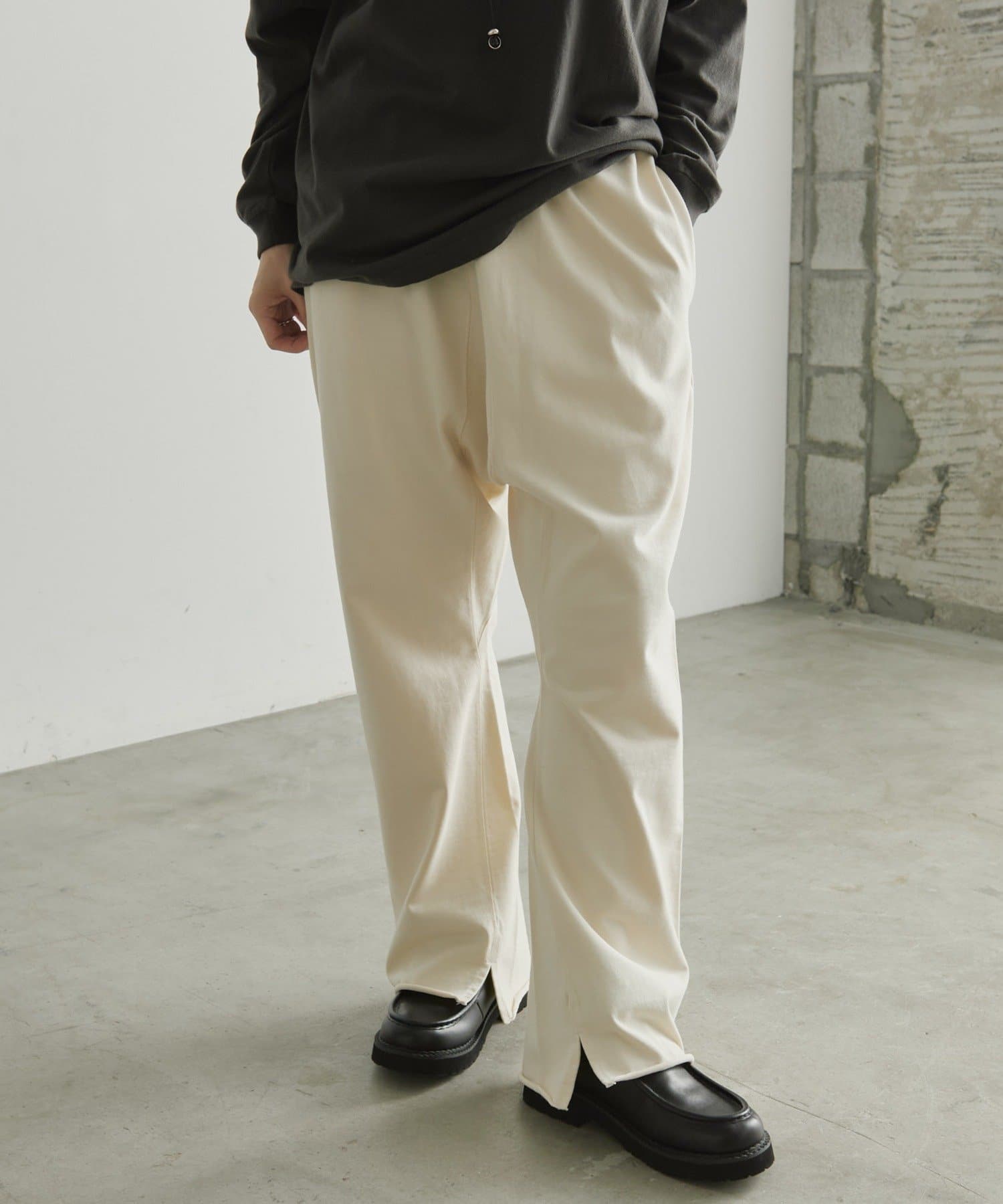 ear PAPILLONNER(イア パピヨネ) 《リラックス/綿100％》ラフスウェットパンツ【MONT KEMMEL×SUM1 STYLE(モンケメル×スミスタイル)】