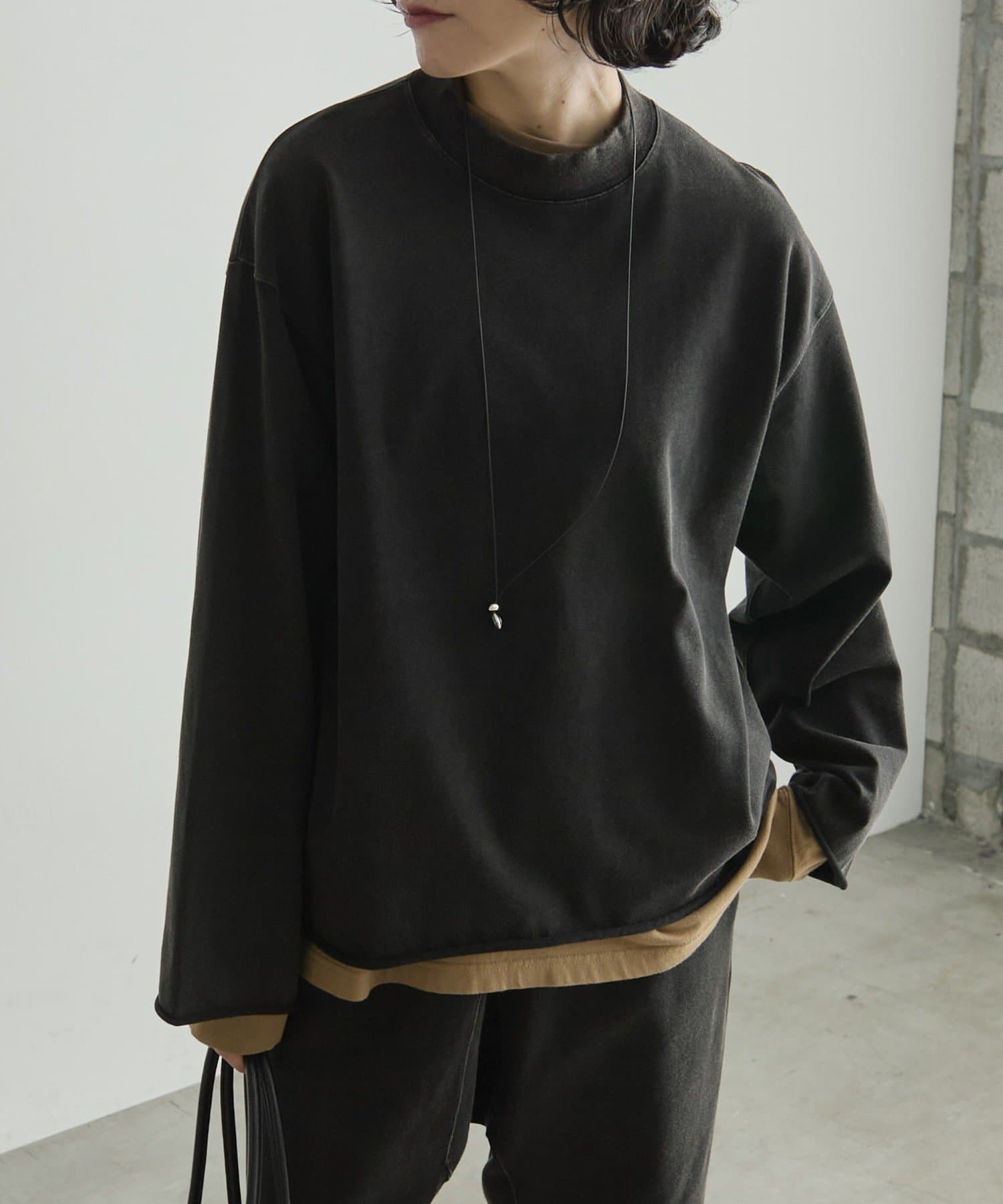 ear PAPILLONNER(イア パピヨネ) 《綿100％/リラックス》ラフスウェットトップス【MONT KEMMEL×SUM1 STYLE(モンケメル×スミスタイル)】