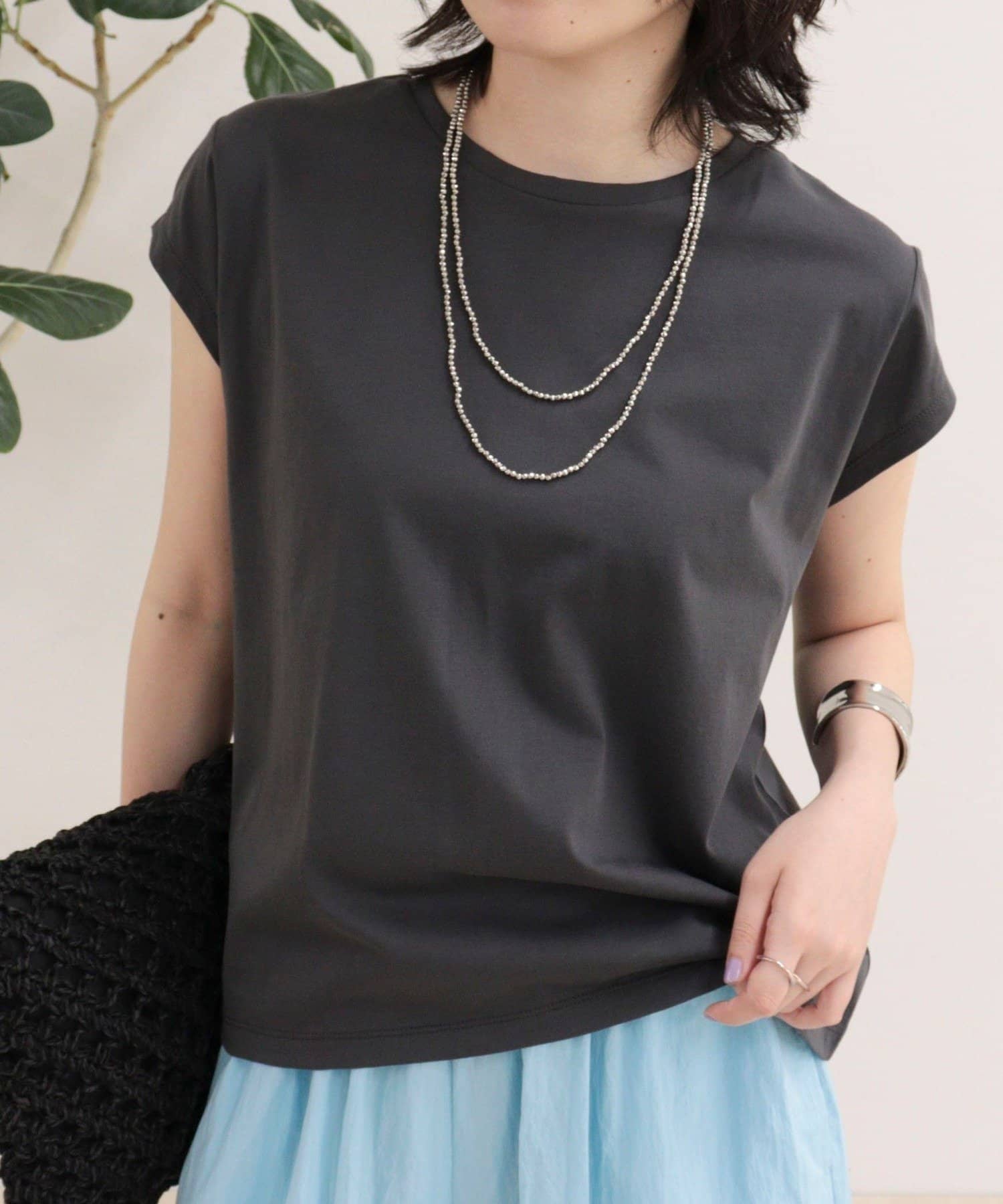 FREDY & GLOSTER(フレディ アンド グロスター) シルケットショートスリーブTシャツ