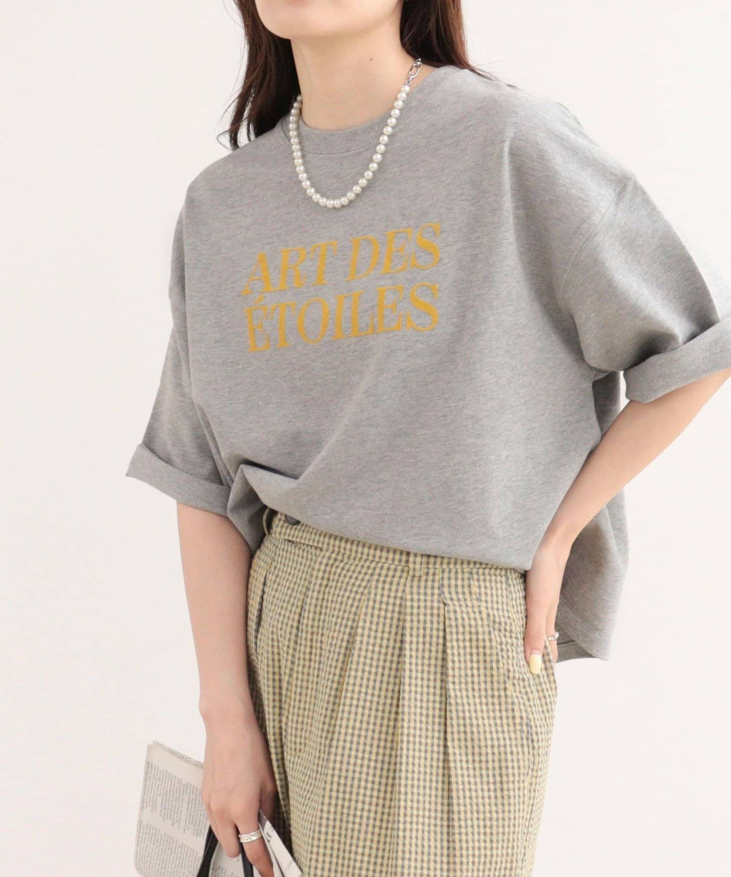 FREDY & GLOSTER(フレディ アンド グロスター) フロッキーロゴ5分袖Tシャツ