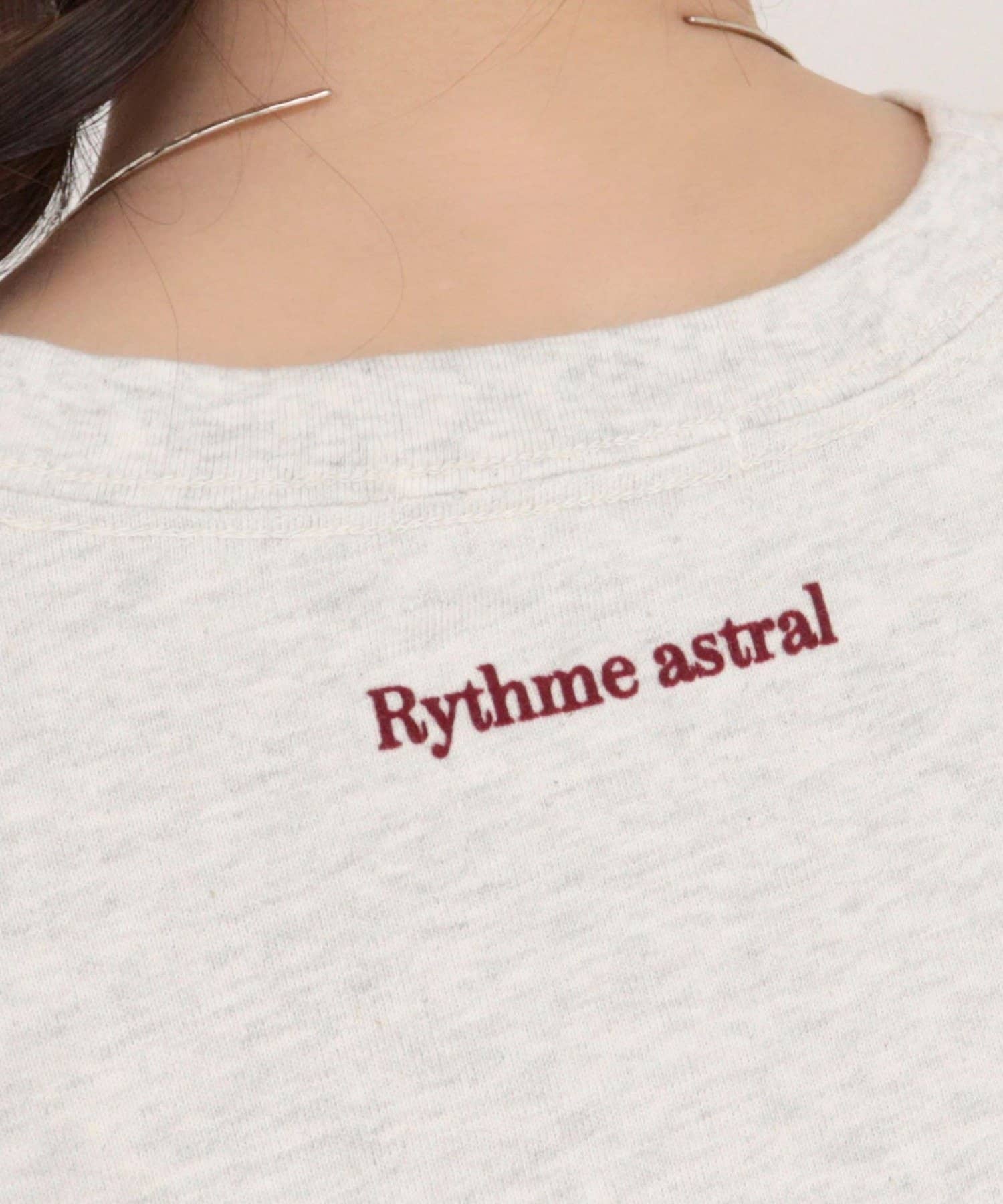 FREDY & GLOSTER(フレディ アンド グロスター) フロッキーロゴ5分袖Tシャツ