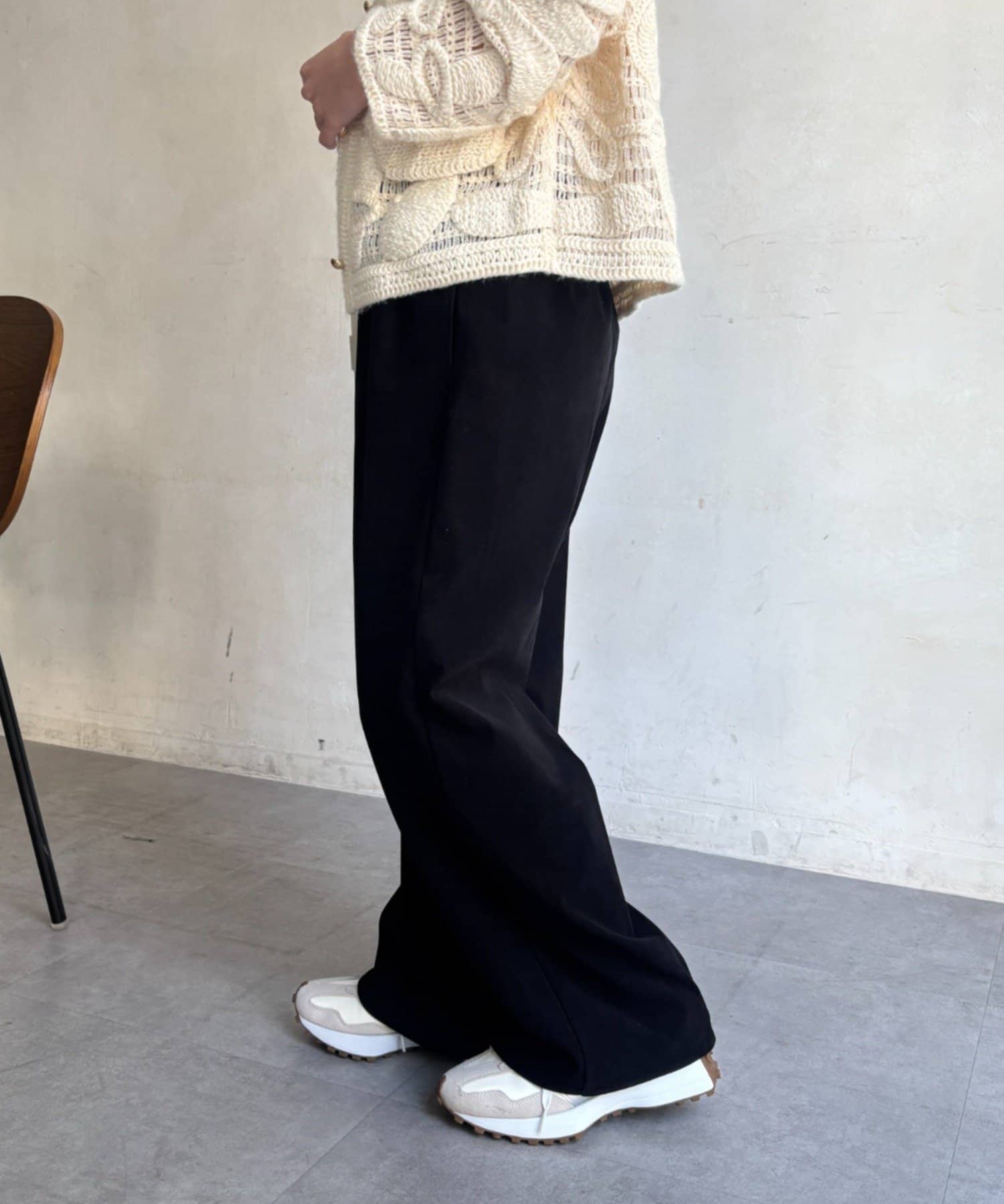 Jena　espace merveilleux(ジェナ　エスパスメルヴェイユ) サテン切替キモウパンツ