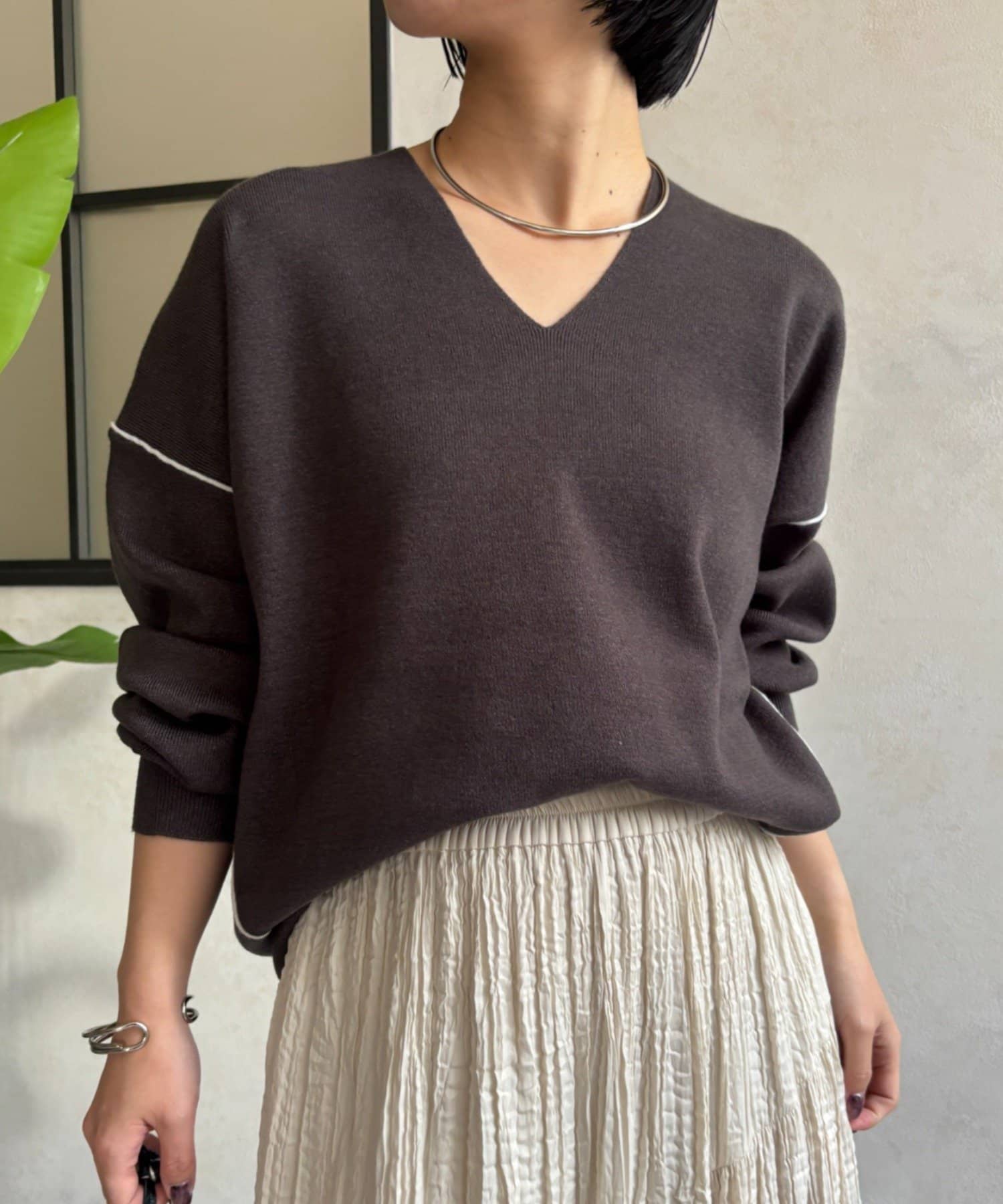 Jena　espace merveilleux(ジェナ　エスパスメルヴェイユ) ドルマンVニット
