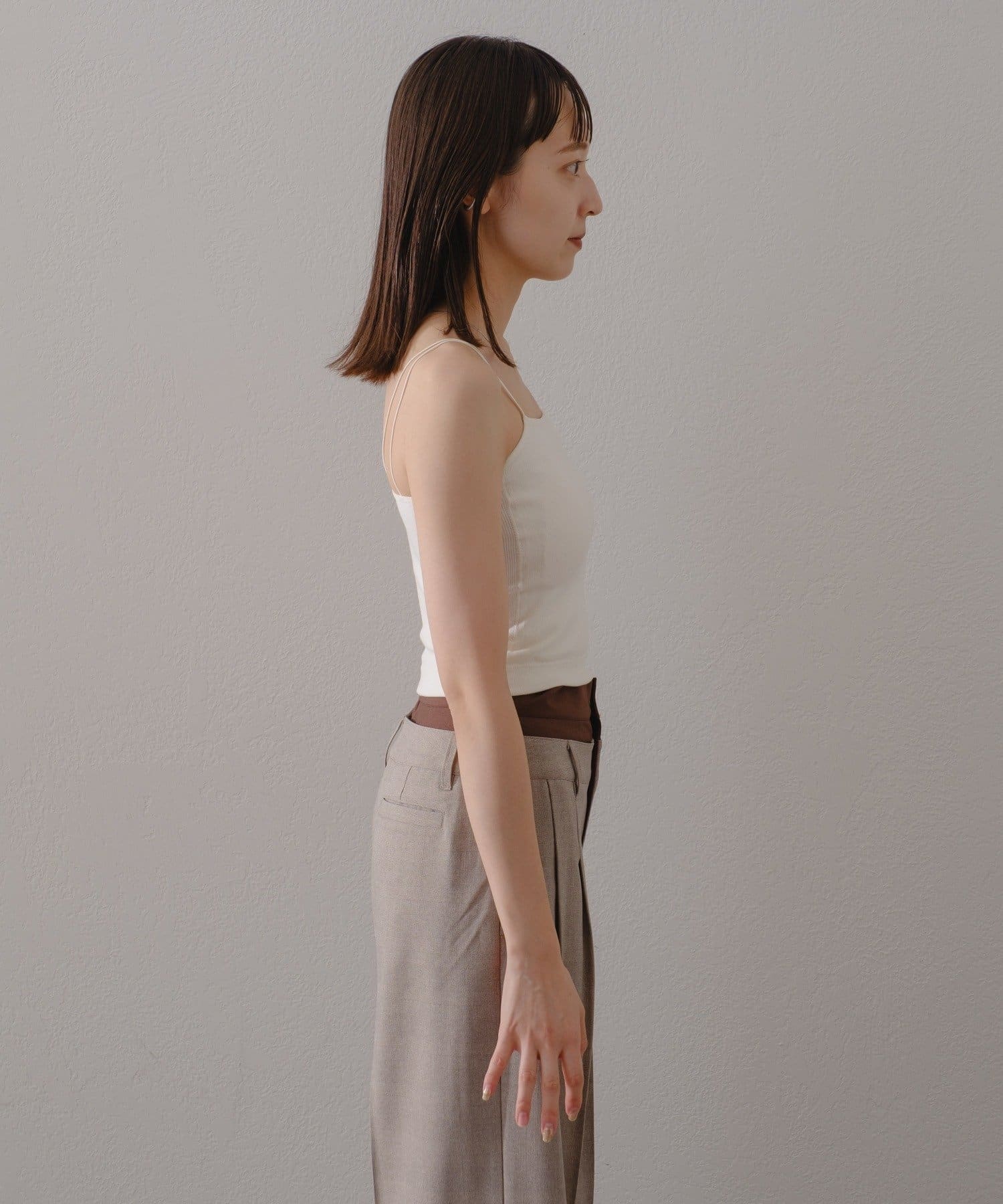 Kastane(カスタネ) 【ベストヒットアイテム/累計販売10万枚突破】カップ付きクロップドブラキャミ