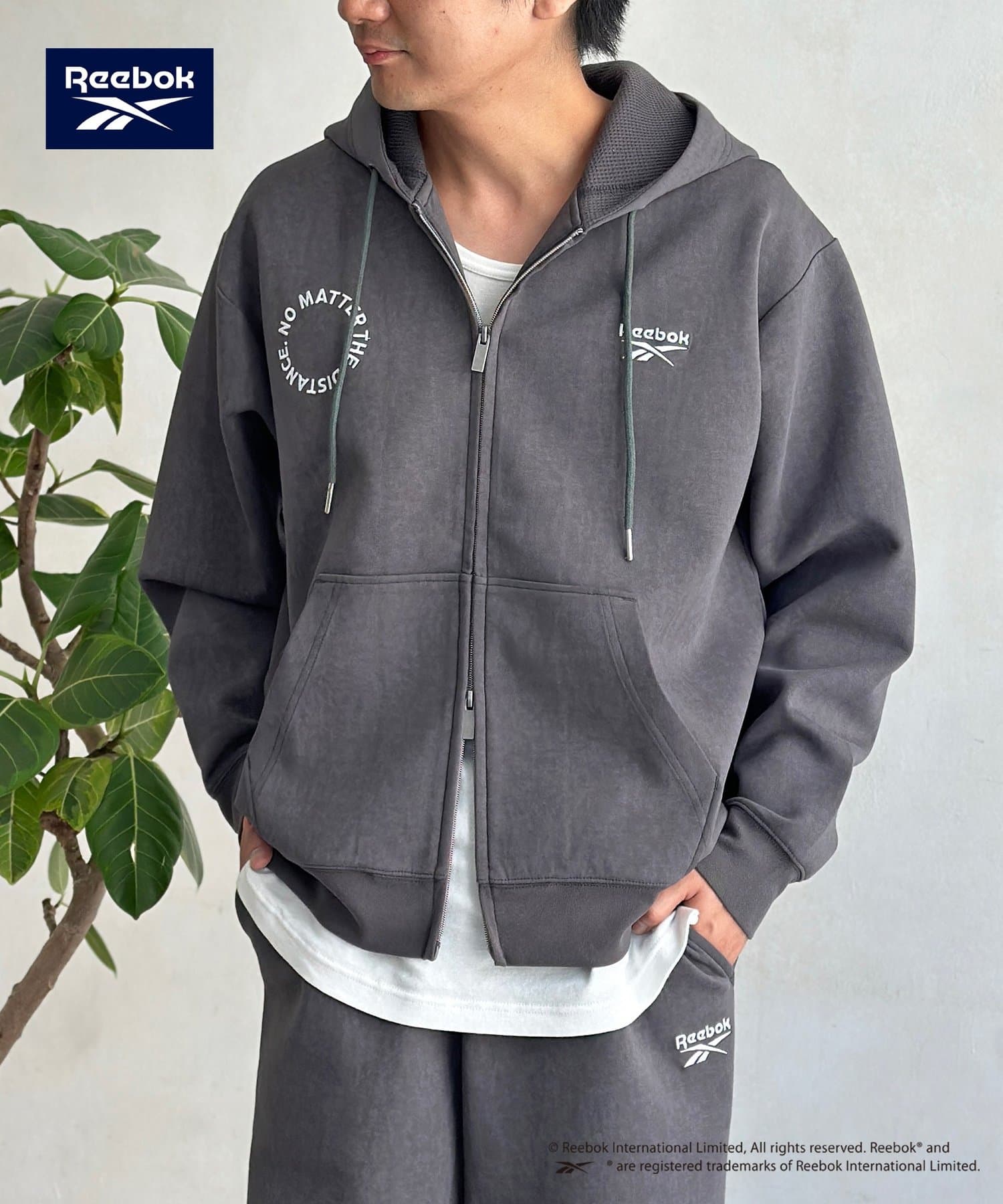 CPCM(シーピーシーエム) 【Reebok】ダンボールジップパーカー