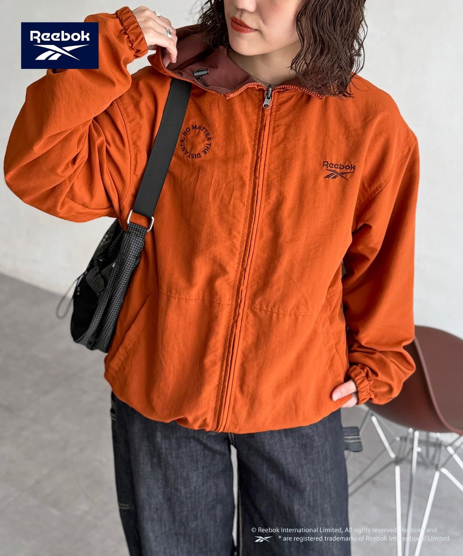 CPCM(シーピーシーエム) 【Reebok】リバーシブルフーディジャケット