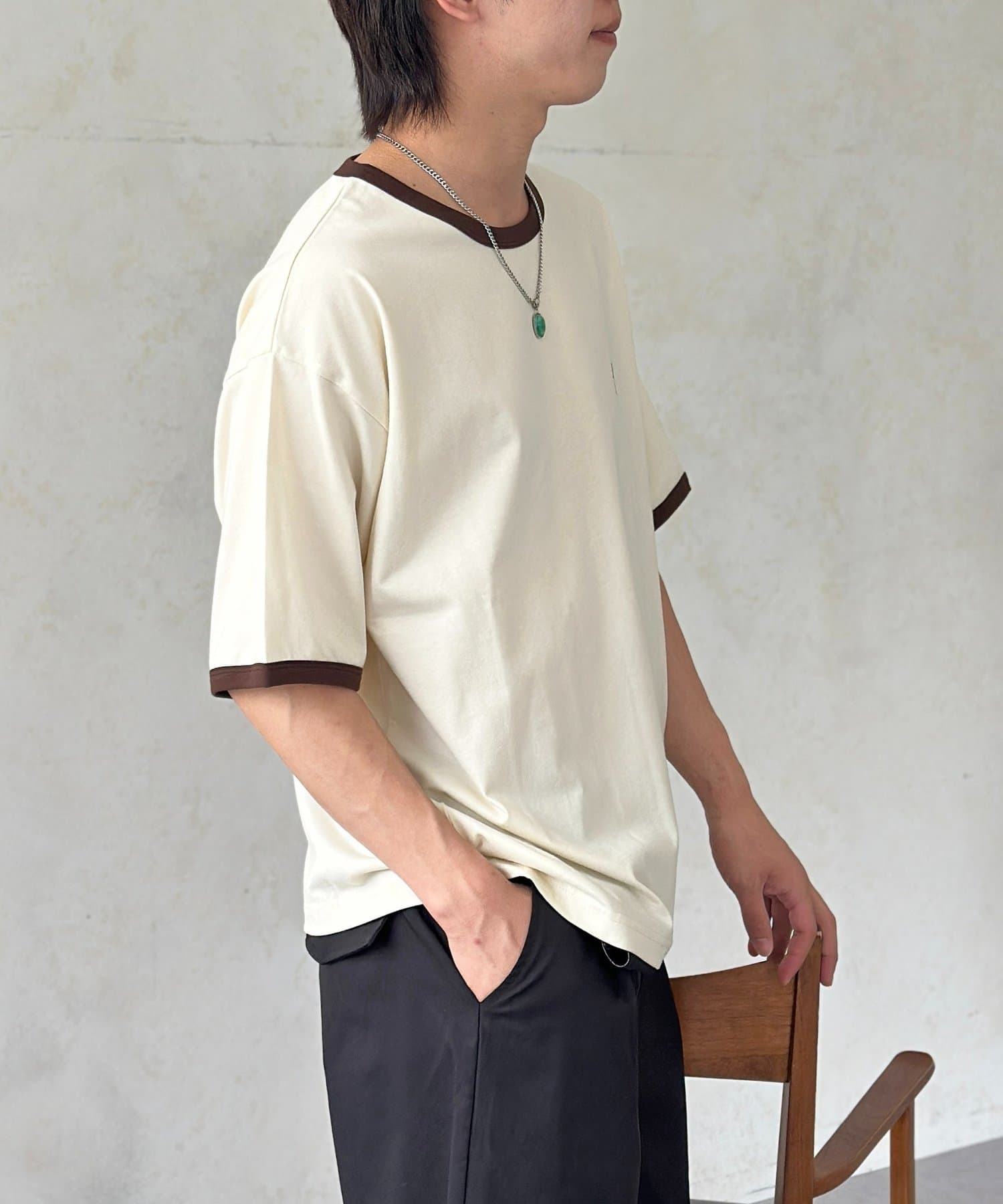 CPCM(シーピーシーエム) 【U.S. POLO ASSN.】配色リンガーT