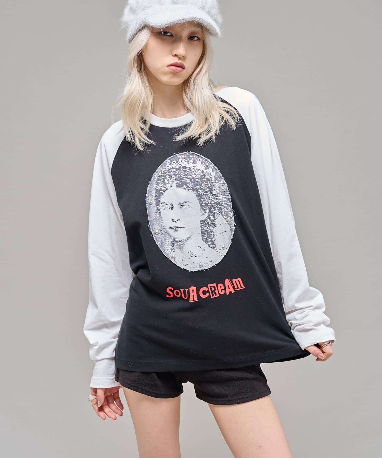 WHO’S WHO gallery(フーズフーギャラリー) 【Sourcream】VenusラグランL/STEE