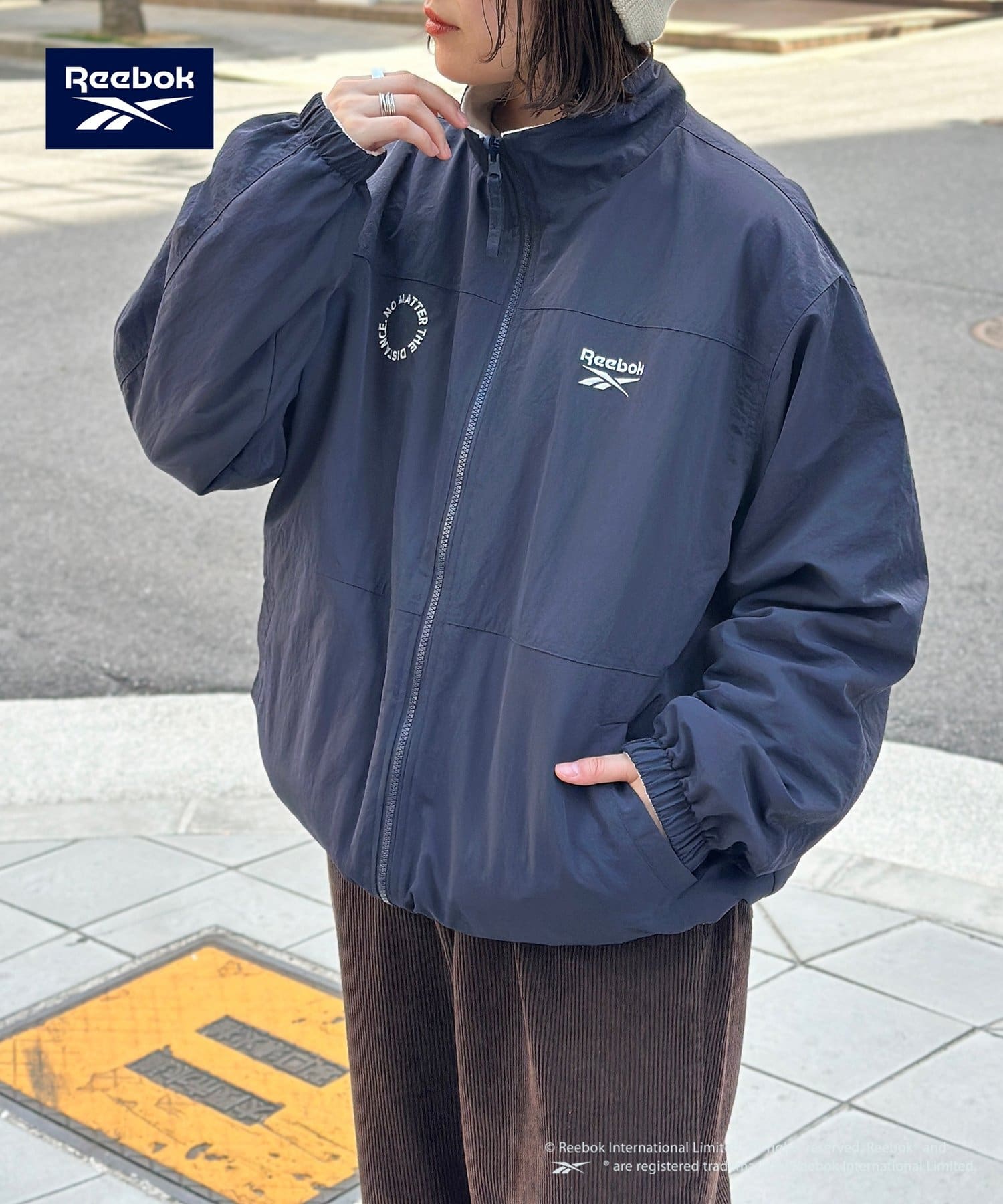 CPCM(シーピーシーエム) 【Reebok】リバーシブルブルゾン