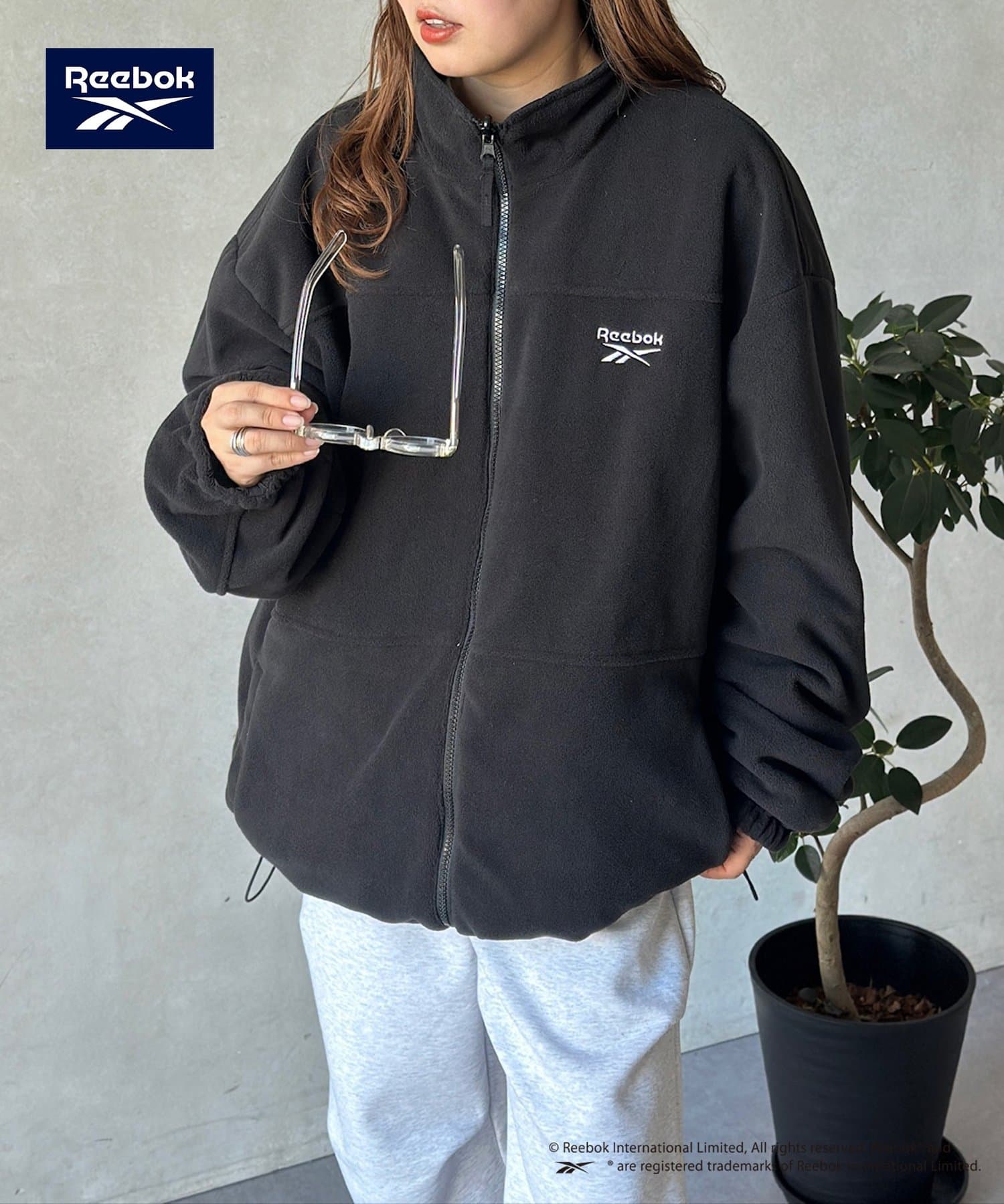 CPCM(シーピーシーエム) 【Reebok】リバーシブルブルゾン