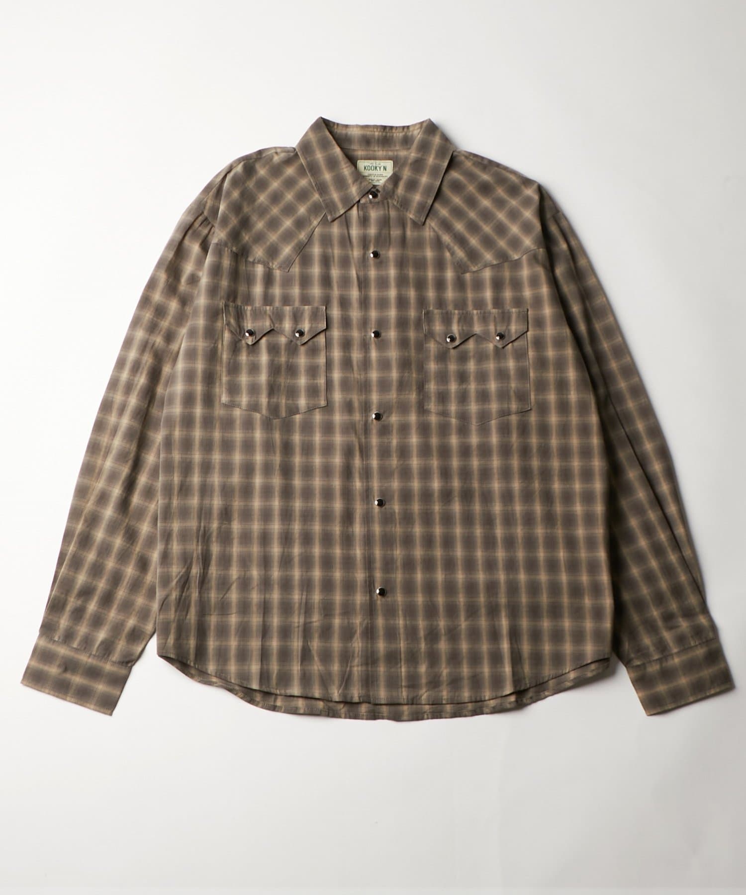 WHO’S WHO gallery(フーズフーギャラリー) 【KOOKY'N】SCORPION CHECK LSシャツ