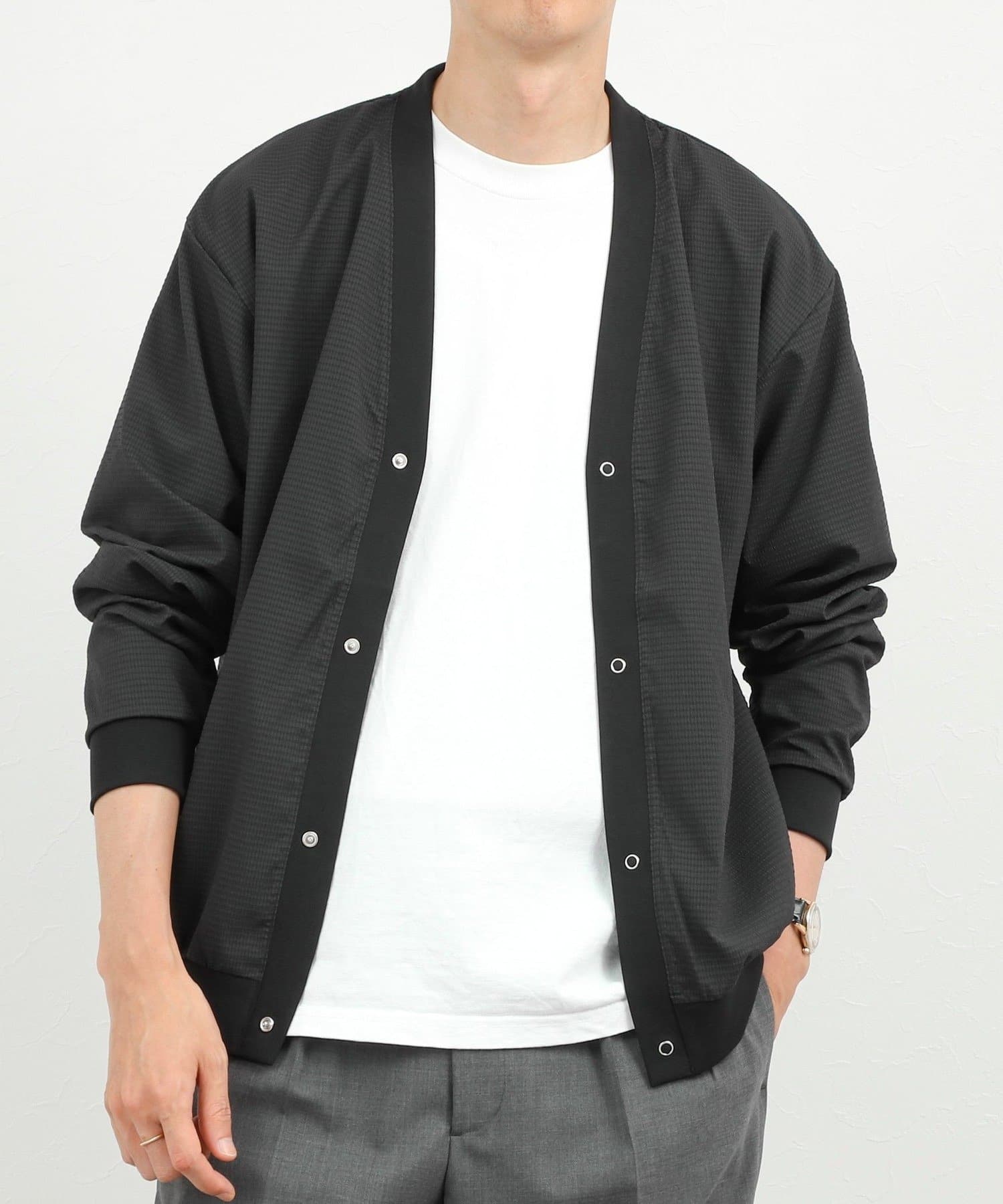NOLLEY'S(ノーリーズ) DotAir サッカーカーディガン 26SS