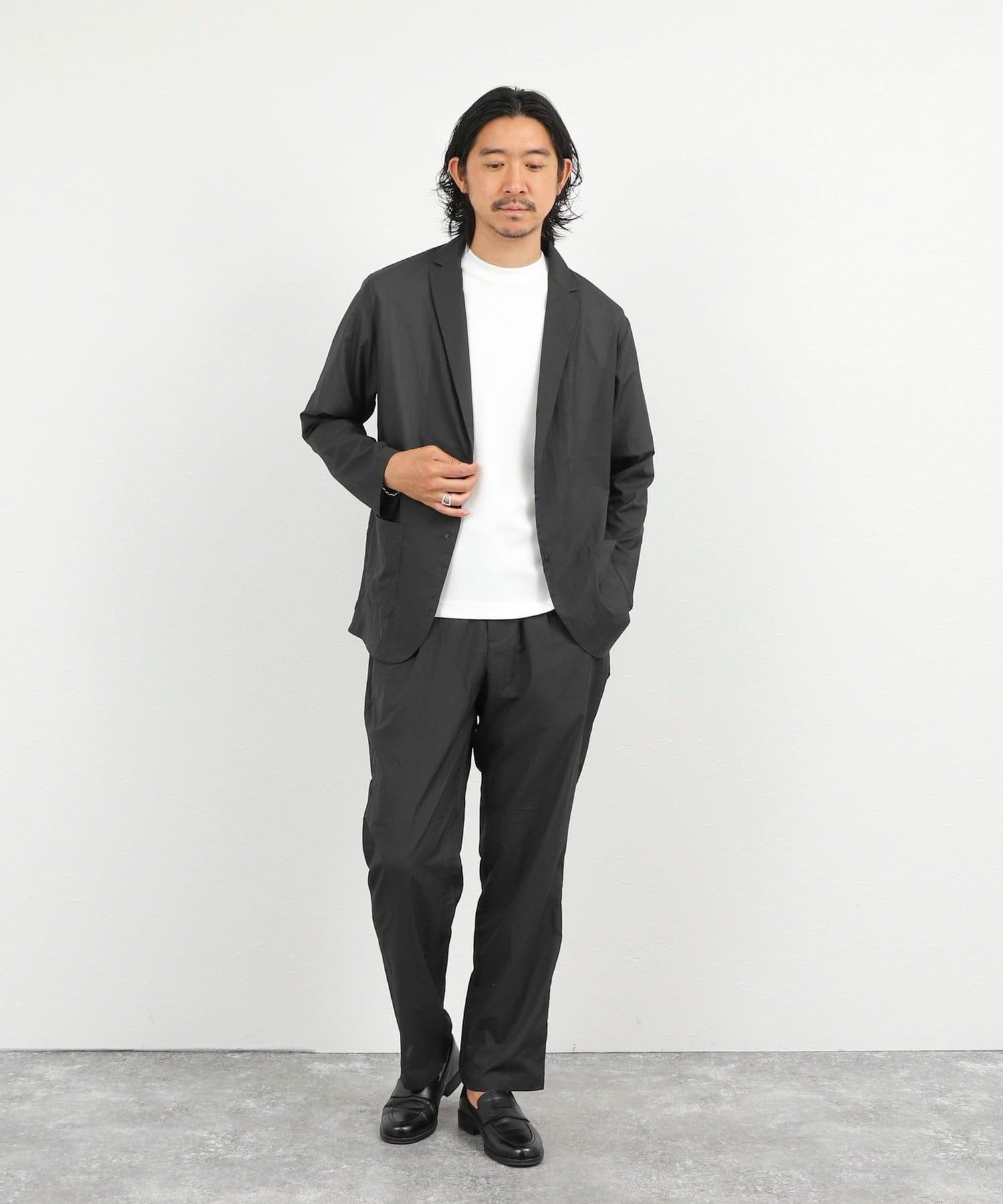 NOLLEY'S(ノーリーズ) 《ビジカジ/セットアップ対応》軽量シアーリップストップ ジャケット 26SS