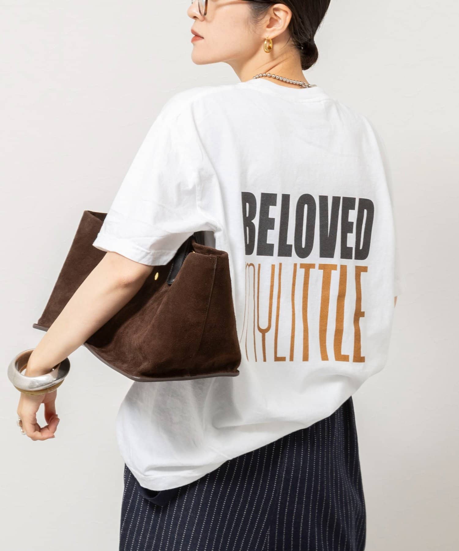NOLLEY'S(ノーリーズ) BELOVED MYLITTLE ガーメントダイポケＴシャツ