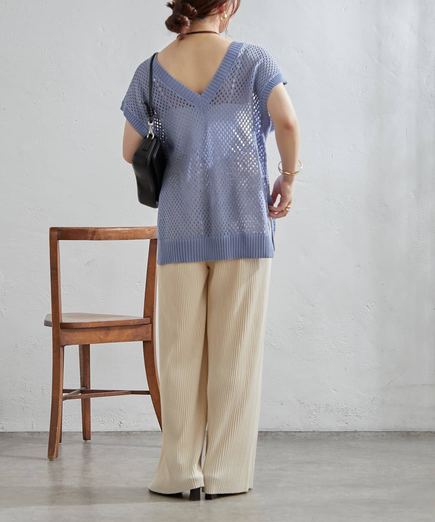 NICE CLAUP / OLIVE des OLIVE OUTLET(ナイスクラップ  / オリーブ デ オリーブ アウトレット) 【continuer】２ＷＡＹメッシュ編ベスト
