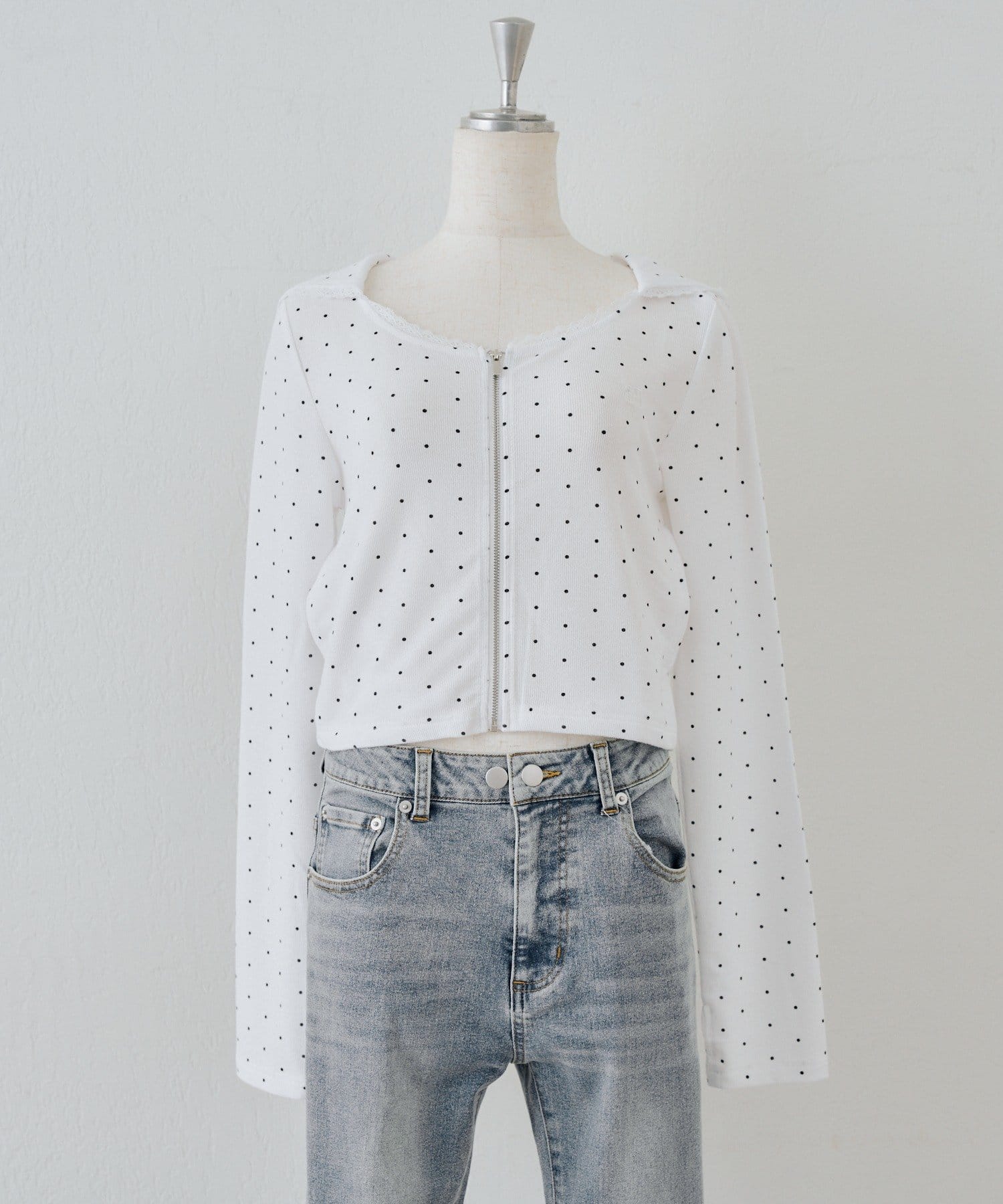 NICE CLAUP / OLIVE des OLIVE OUTLET(ナイスクラップ  / オリーブ デ オリーブ アウトレット) 【continuer】ロゴ刺しゅうUVカットパーカー