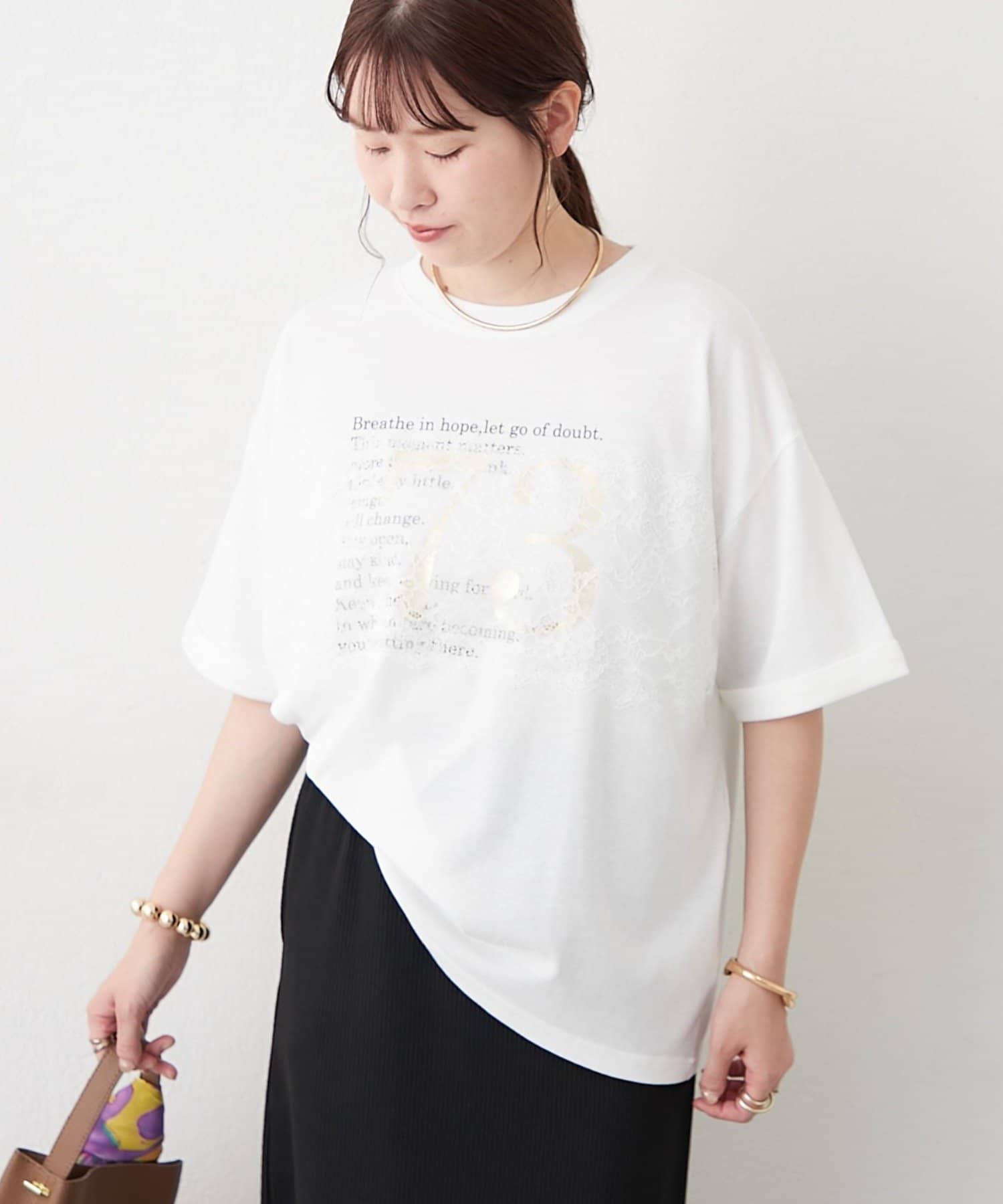 Remind me and forever(リマインドミーアンドフォーエバー) フロントレースロゴTシャツ