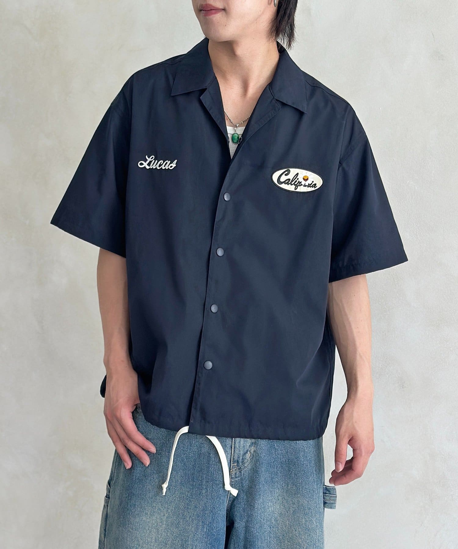 CPCM(シーピーシーエム) バックワッペンコーチシャツ