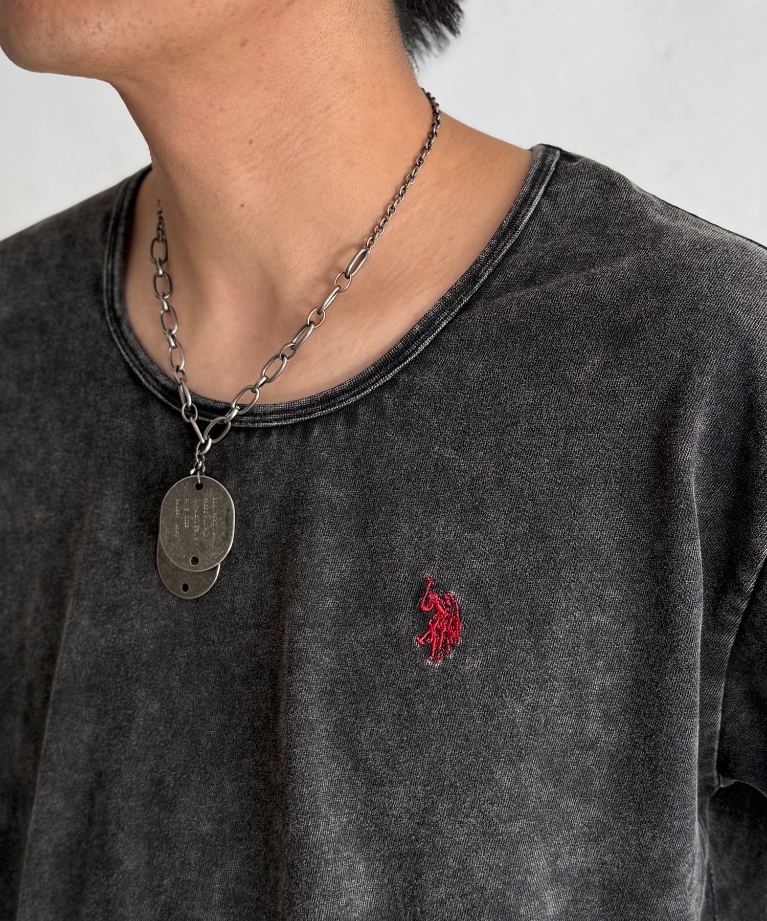 CPCM(シーピーシーエム) 【U.S. POLO ASSN.】UネックT