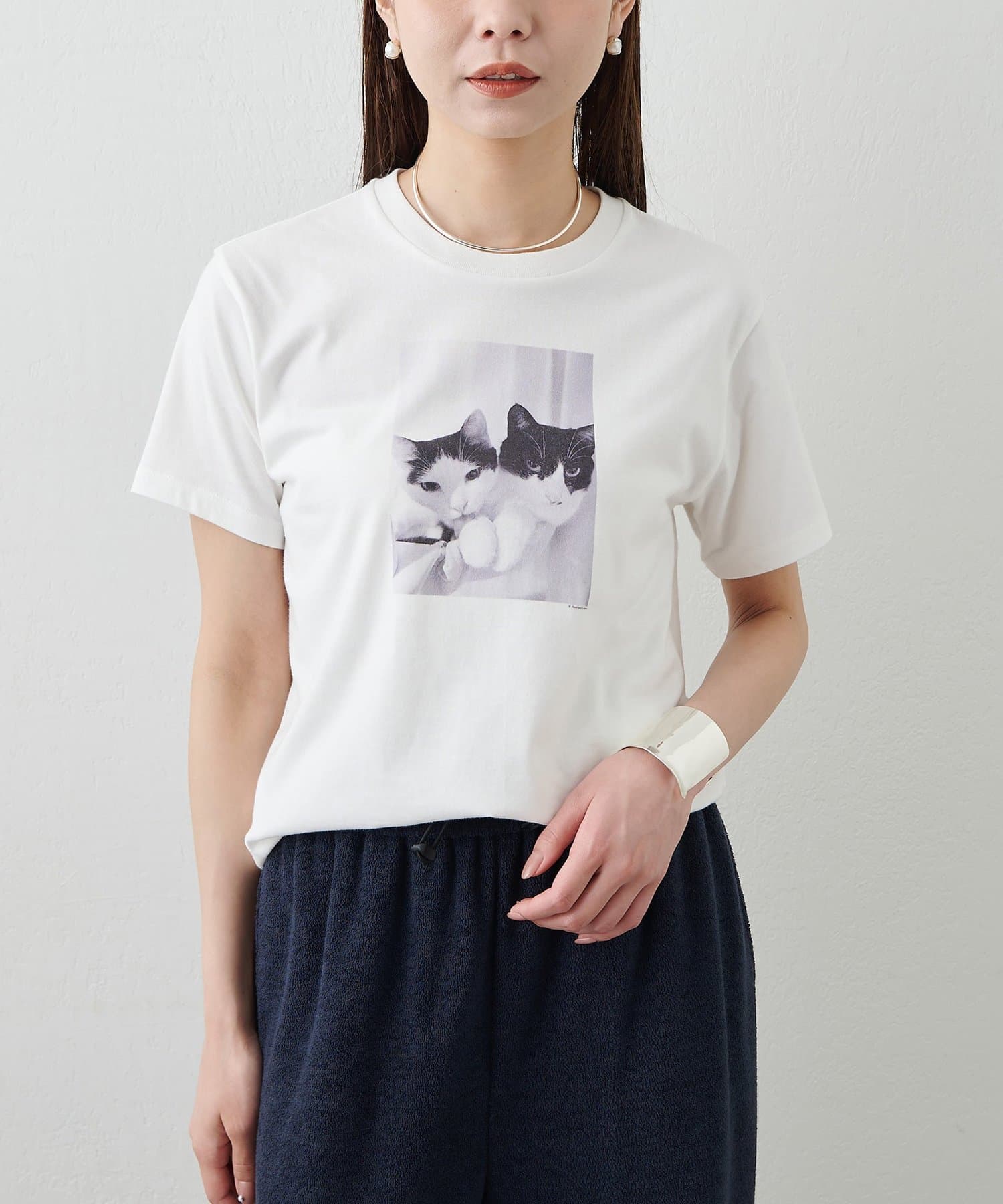 Whim Gazette(ウィム ガゼット) 【Drawing Numbers】キャットTシャツ