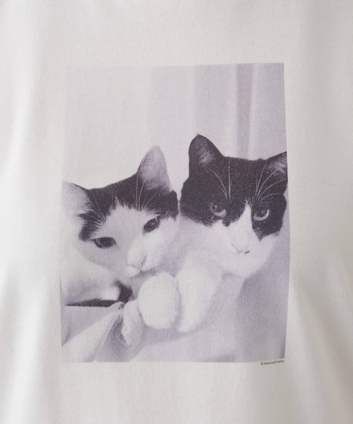 Whim Gazette(ウィム ガゼット) 【Drawing Numbers】キャットノースリーブTシャツ