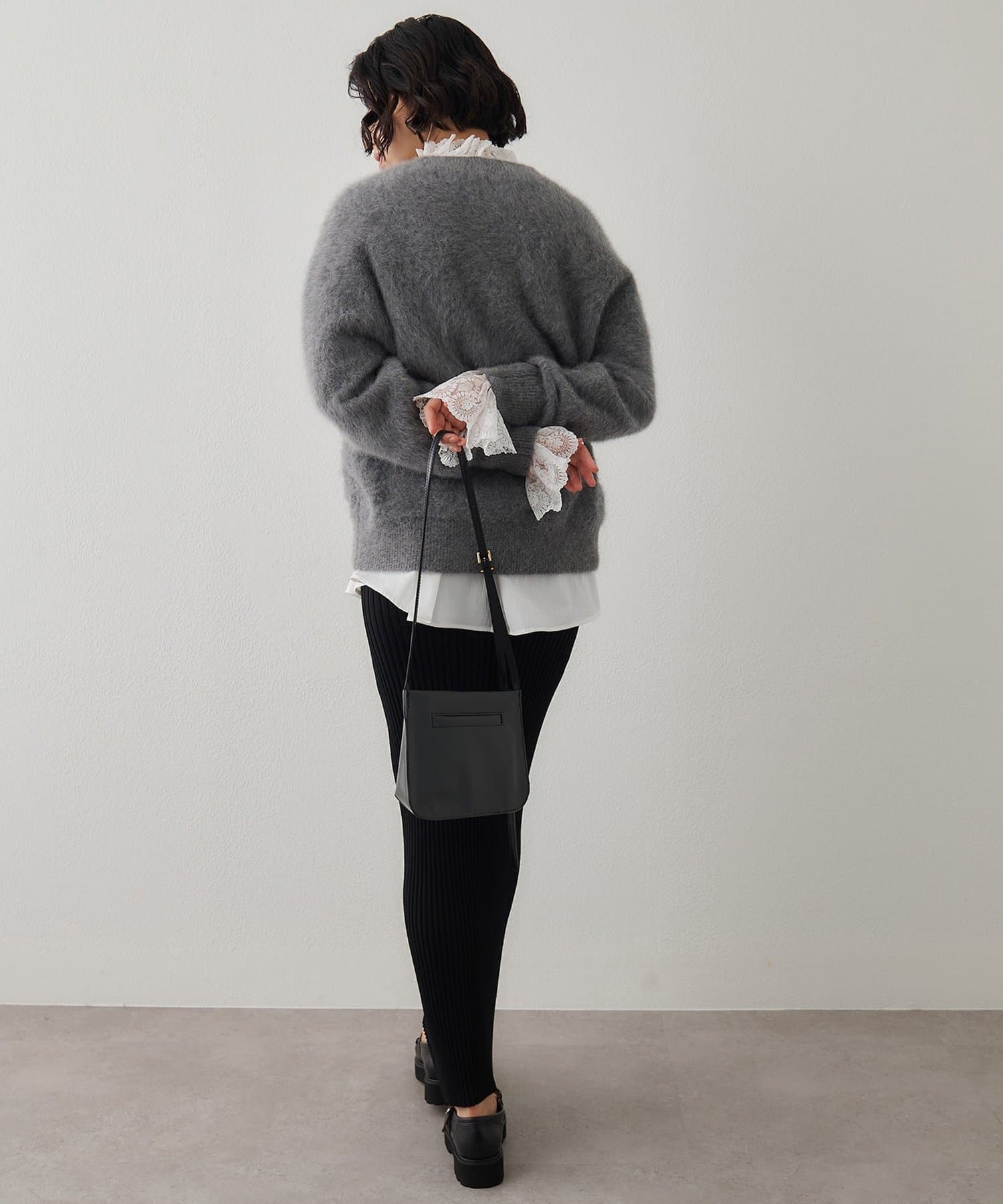 Whim Gazette(ウィム ガゼット) 〈WEB限定〉ファークルーネックプルオーバー