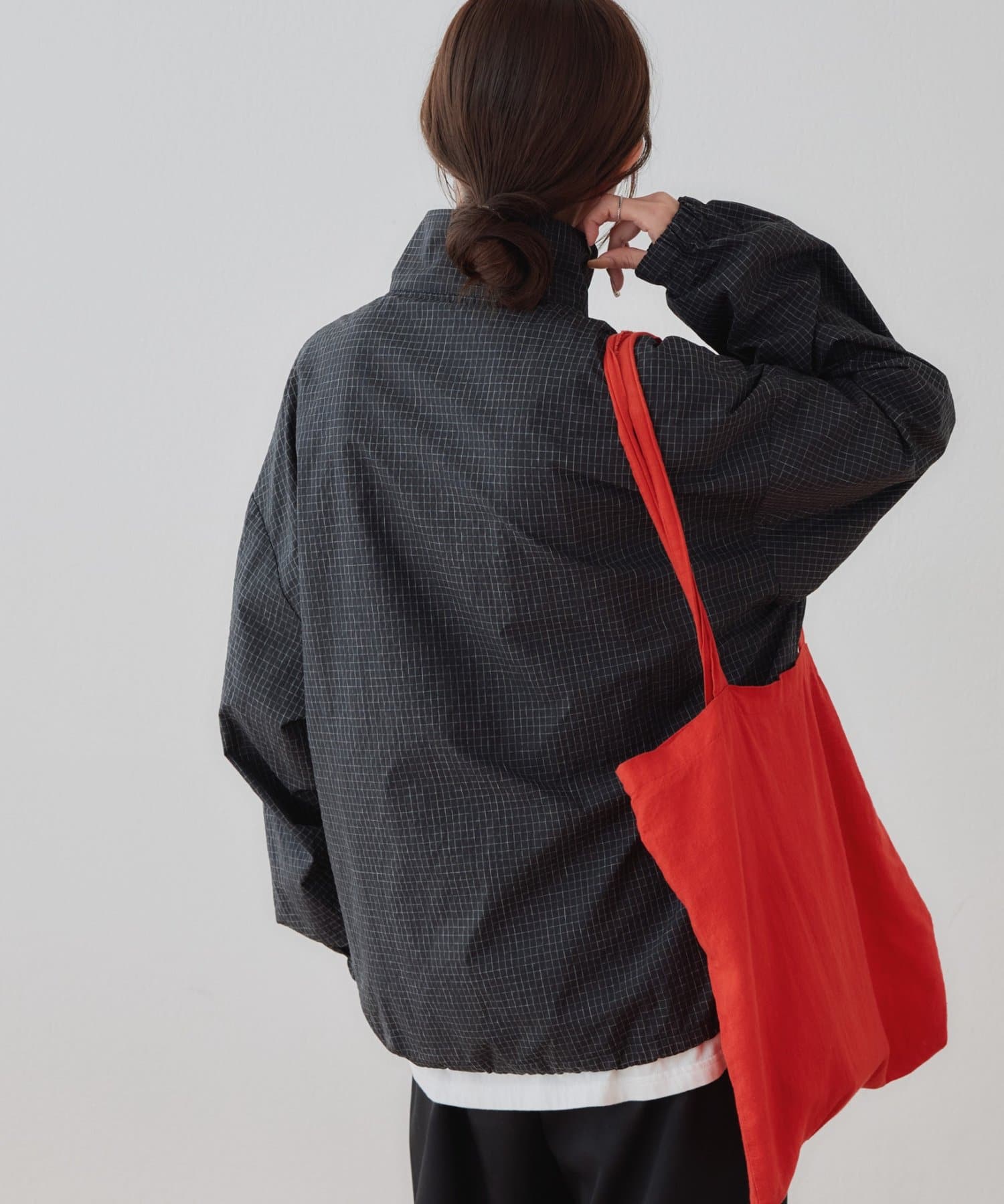 DISCOAT(ディスコート) 【Enlude】ワンポイント刺繍ハーフジップシャツ《ユニセックス》