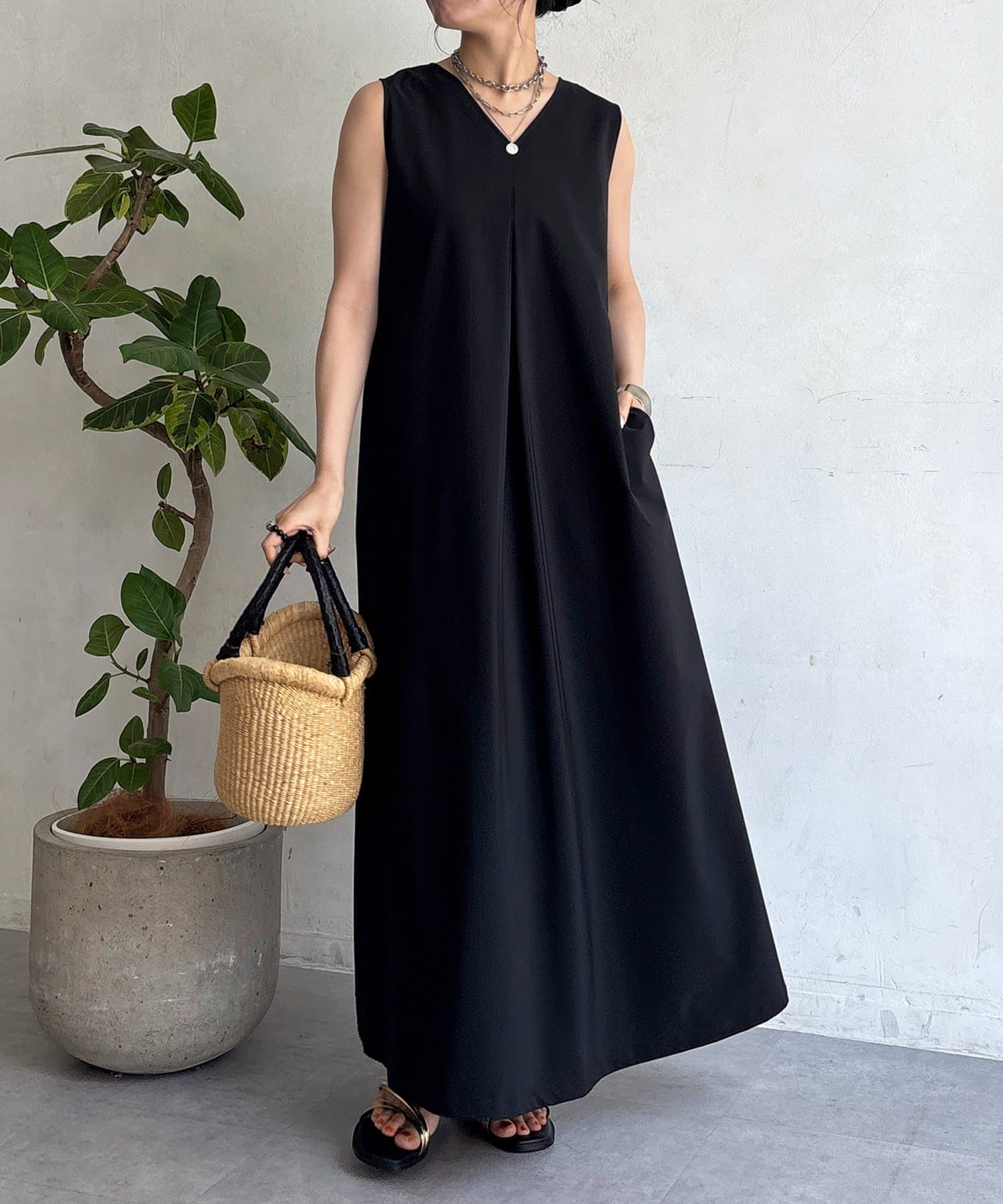 un dix cors(アンディコール) 接触冷感ワンピース