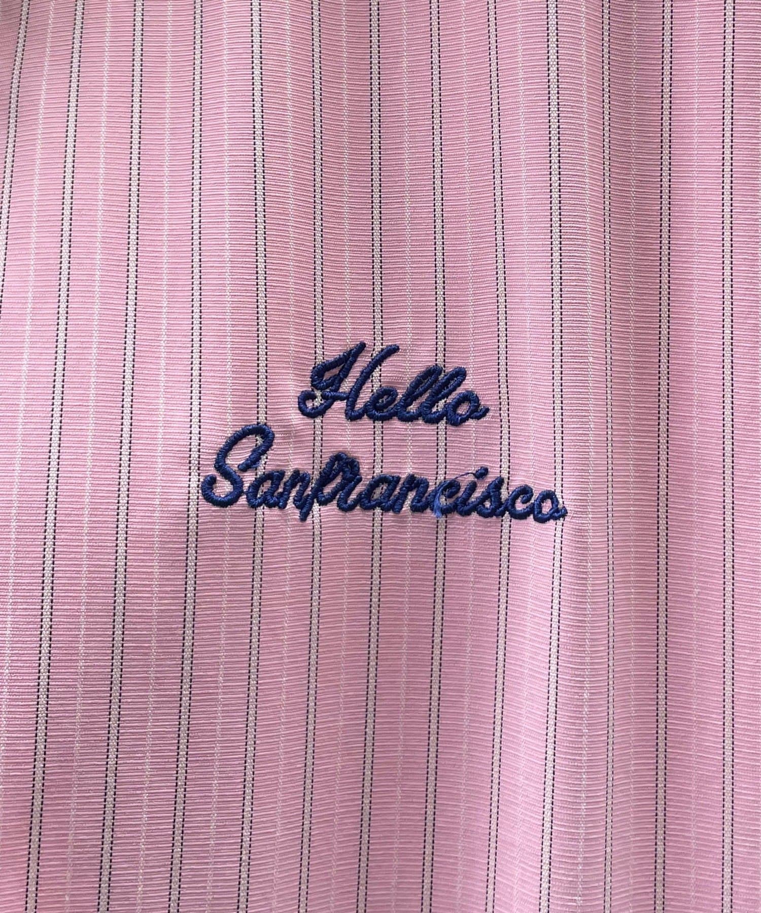 CIAOPANIC(チャオパニック) 【HELLO.SANFRANCISCO/ハローサンフランシスコ】ビックカラーストライプクロップドシャツ