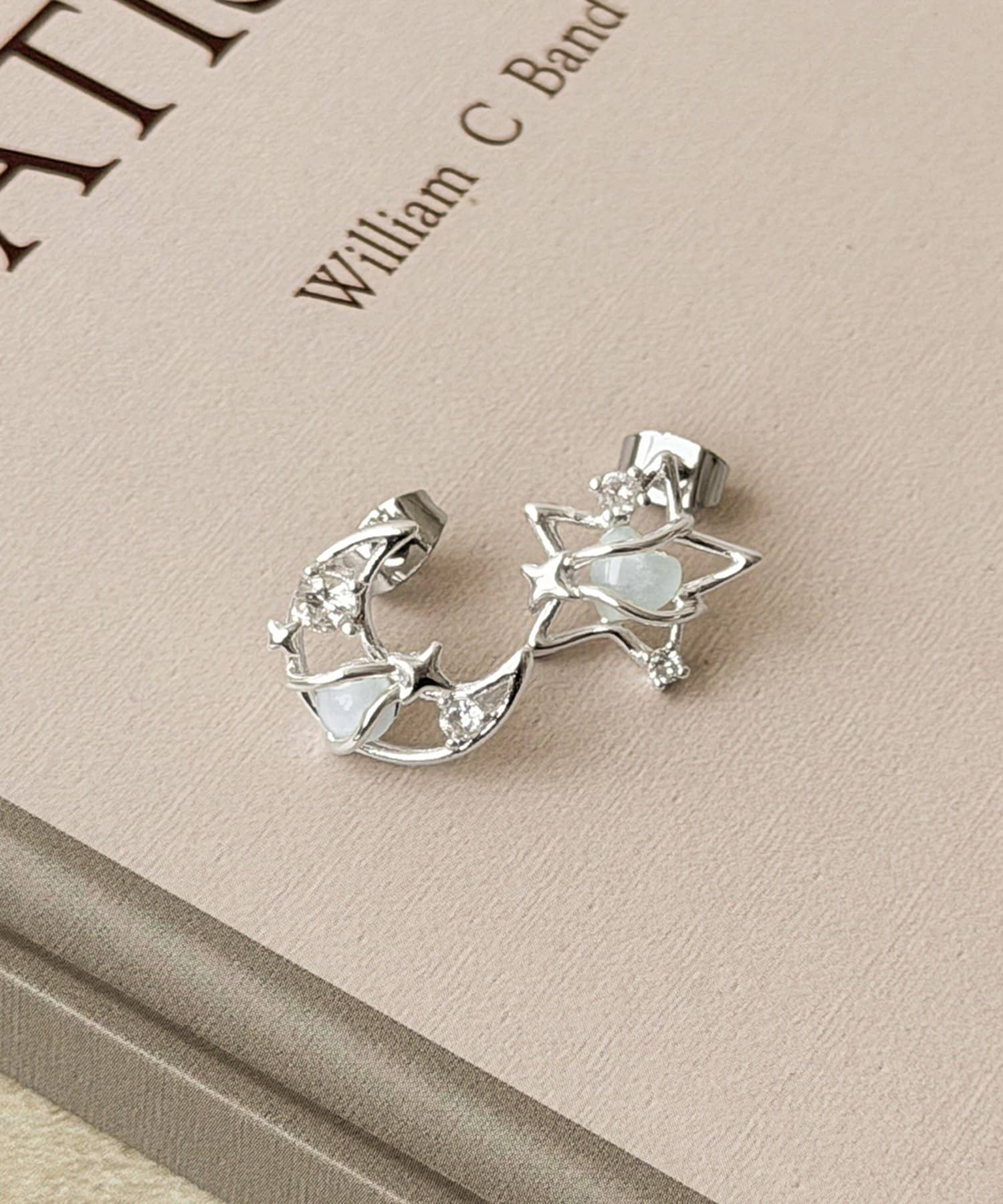 3COINS(スリーコインズ) スタームーンピアス