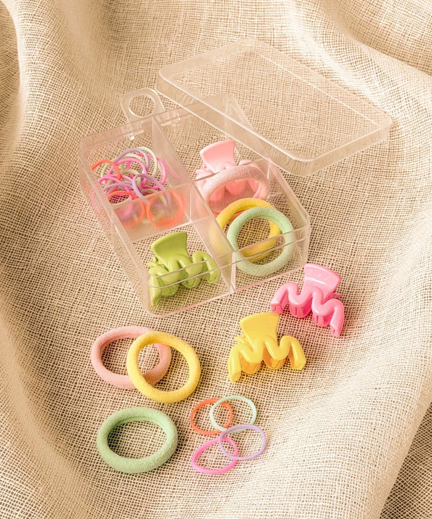 3COINS(スリーコインズ) カラフルヘアアクセセット