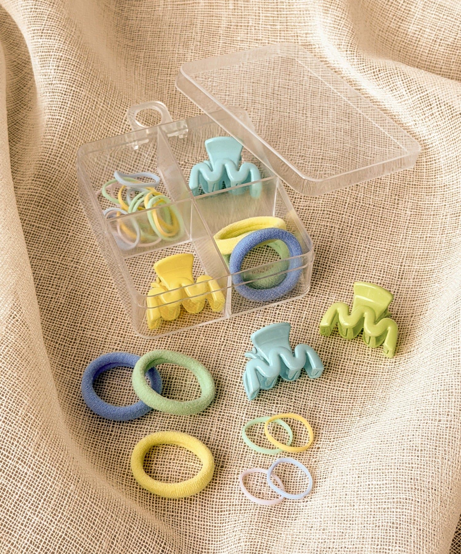 3COINS(スリーコインズ) カラフルヘアアクセセット